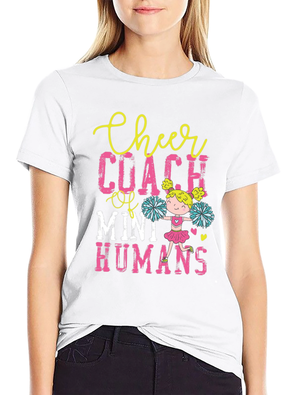 Cheer Coach of Mini Humans T-Shirt