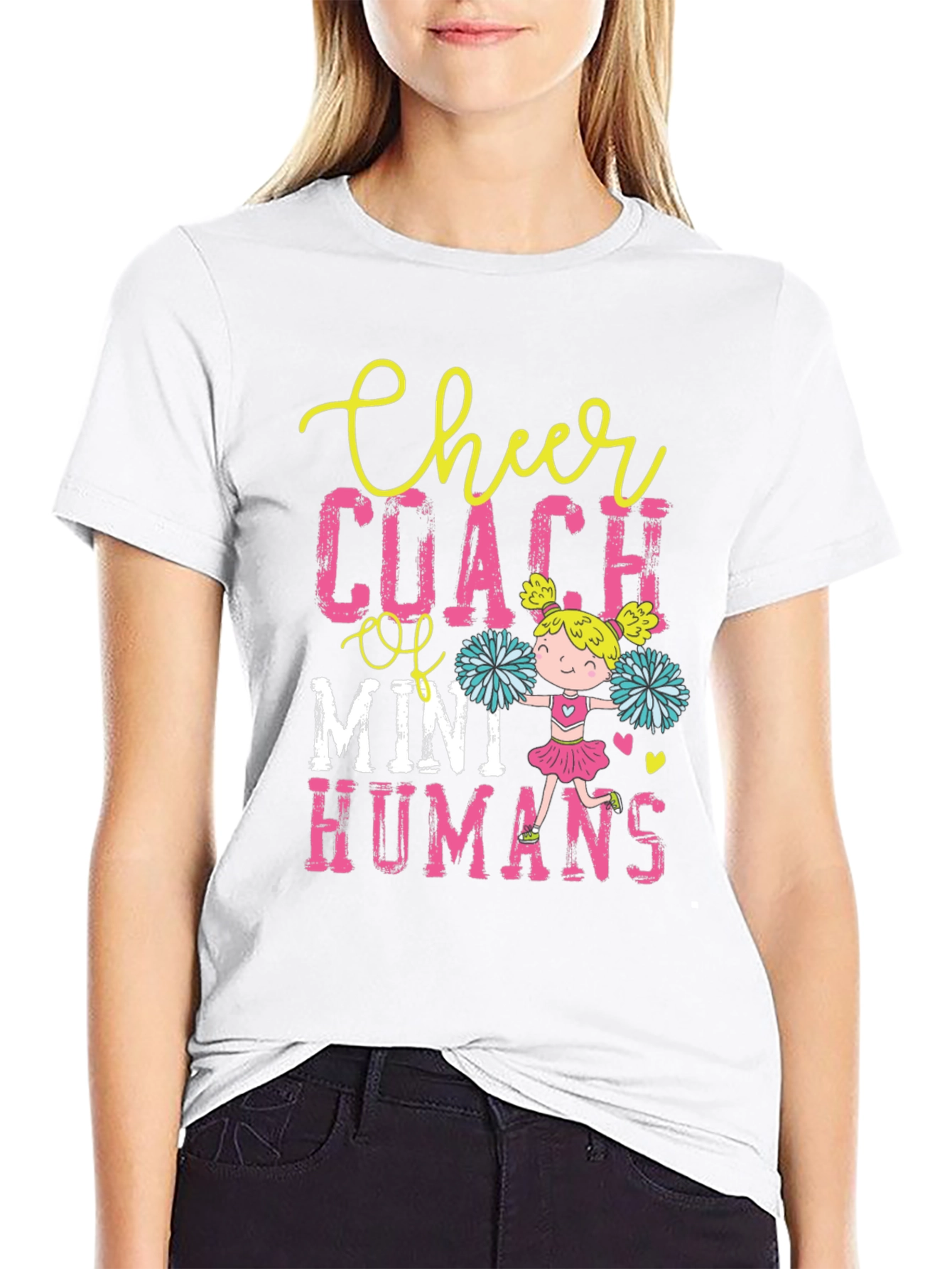 Cheer Coach of Mini Humans T-Shirt