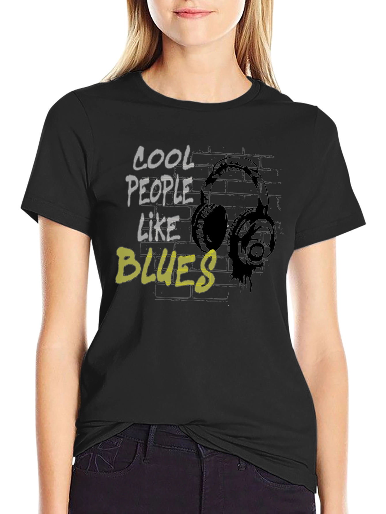 Cool People Like Blues Graphic Tee