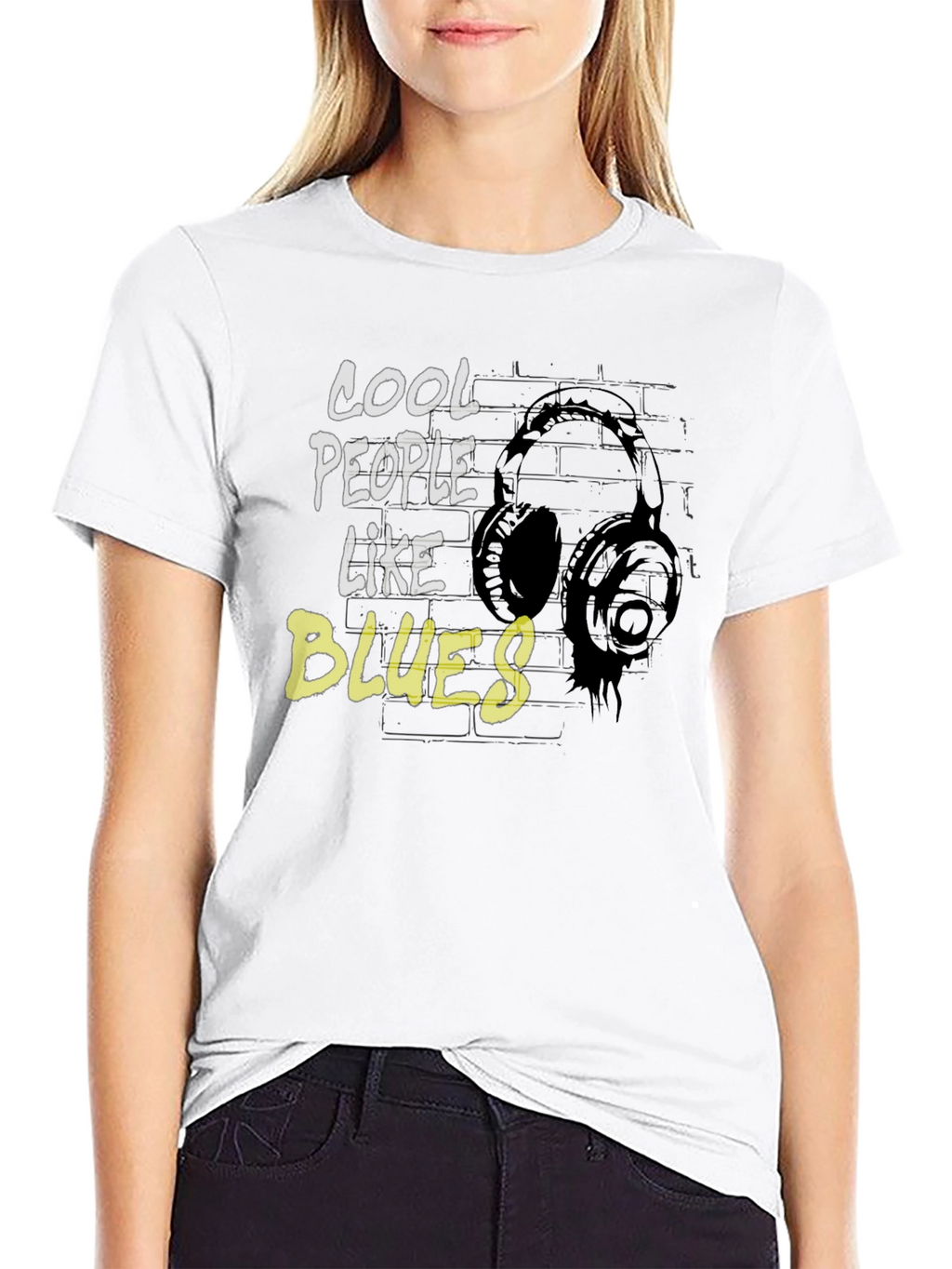 Cool People Like Blues Graphic Tee