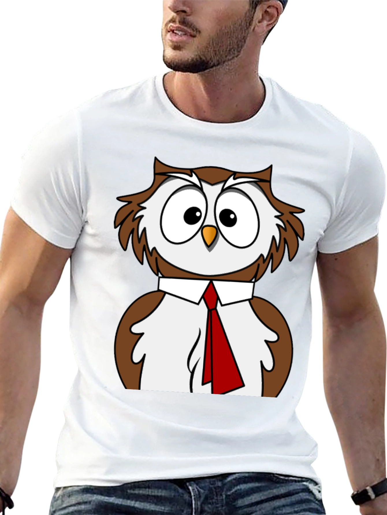Owl in Business Attire T-Shirt