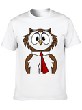 Owl in Business Attire T-Shirt