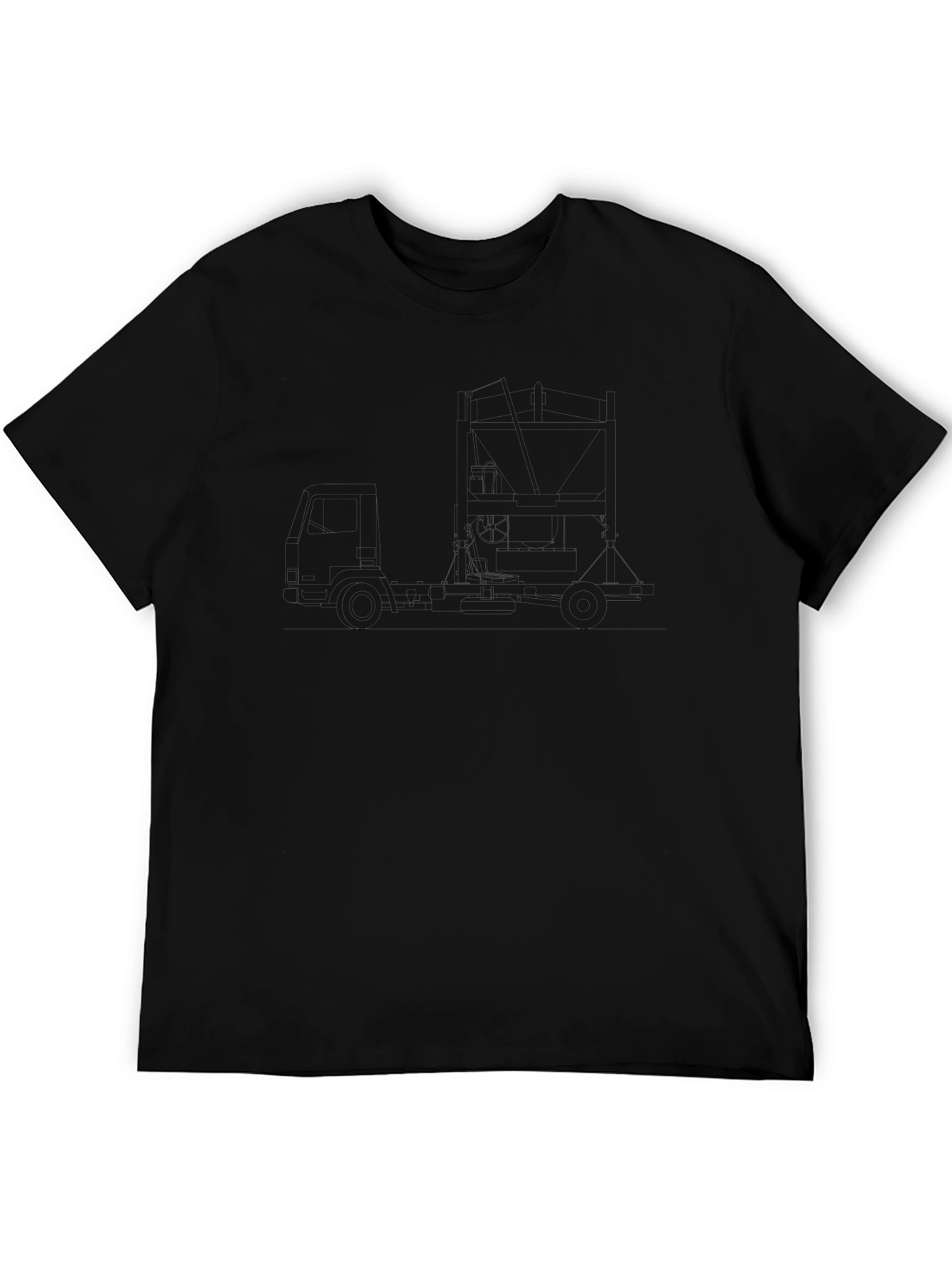 Mens Black Graphic Tee