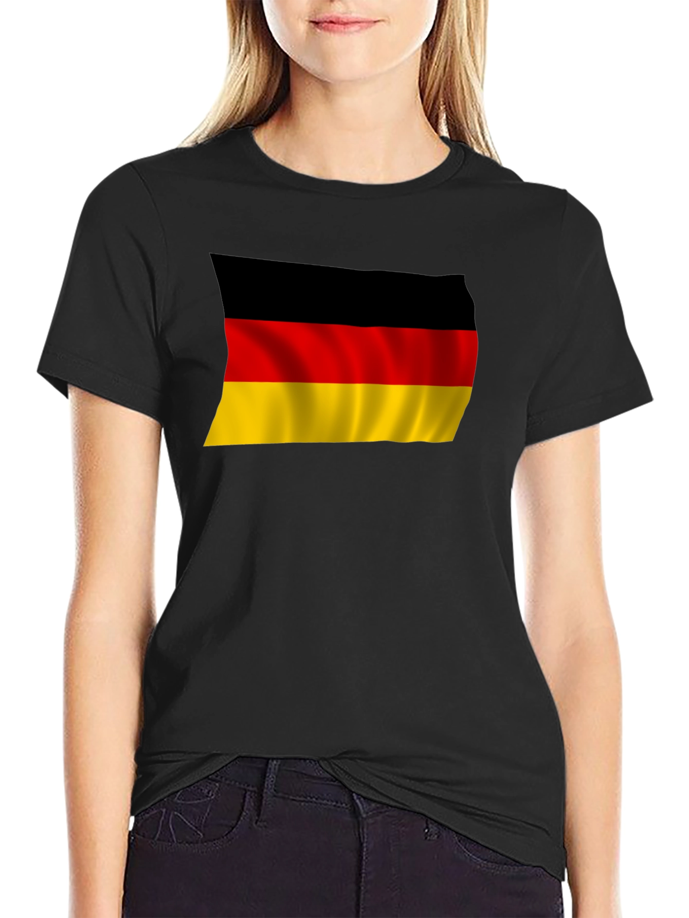 Germany Flag T-Shirt - Black Pride Tee
