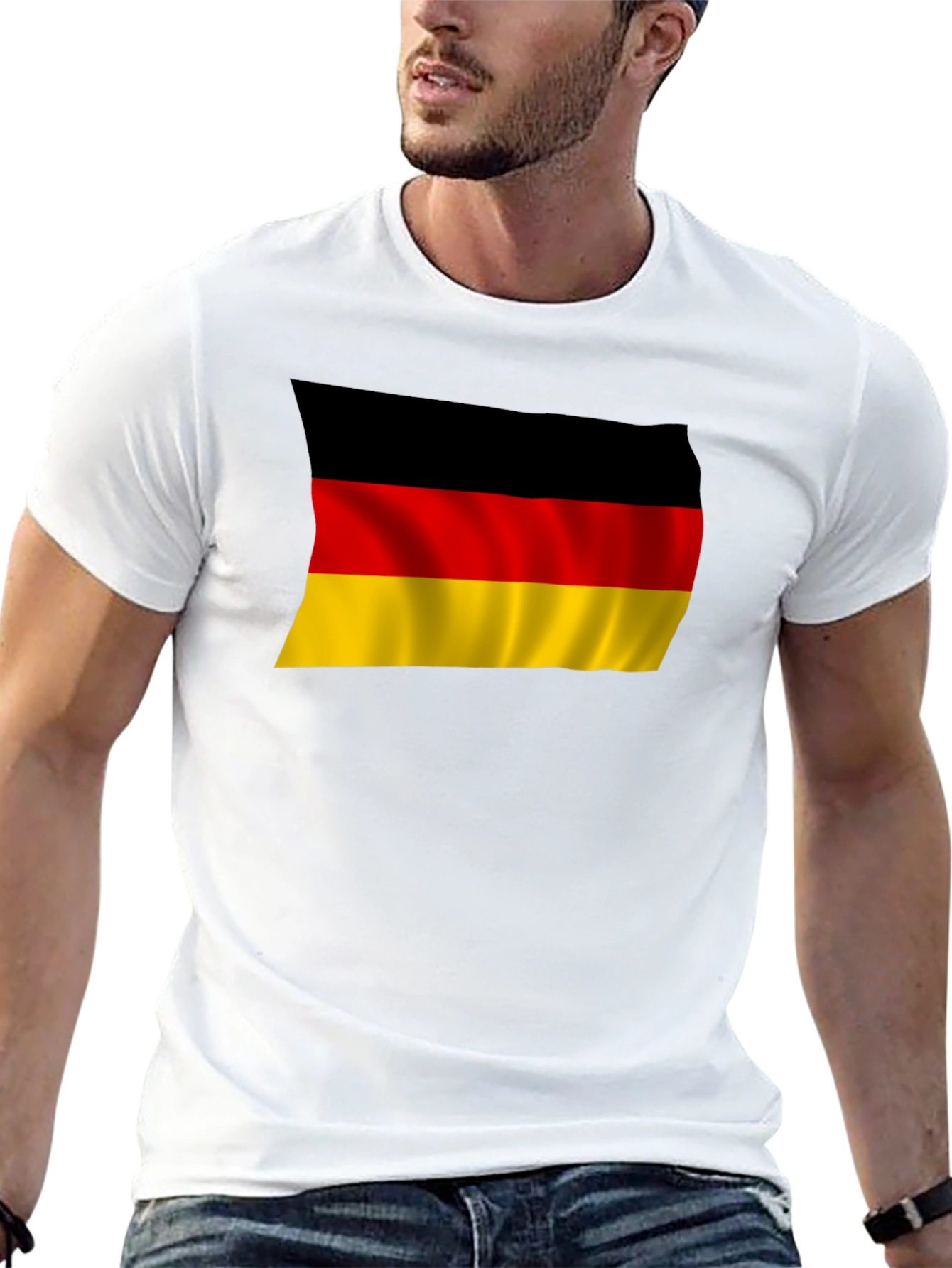 Germany Flag T-Shirt - Black Pride Tee