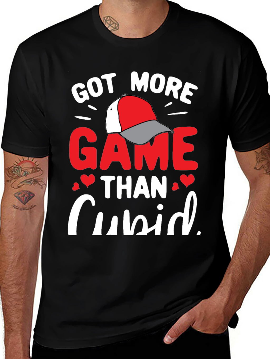 Got More Game Than Cupid Valentines T-Shirt
