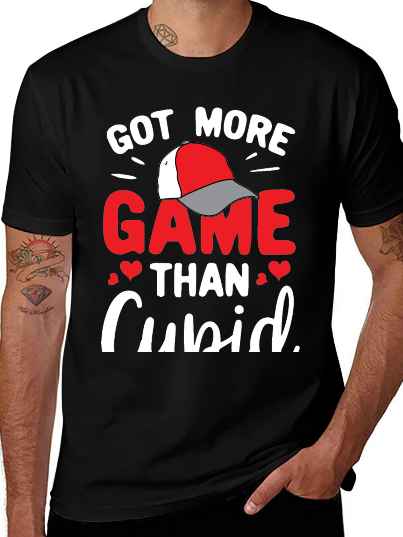 Got More Game Than Cupid Valentines T-Shirt