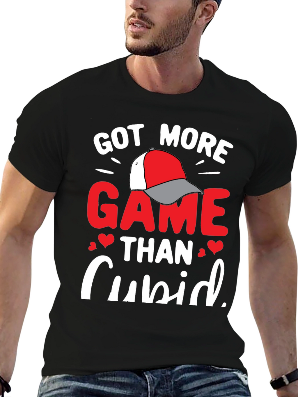 Got More Game Than Cupid Valentines T-Shirt