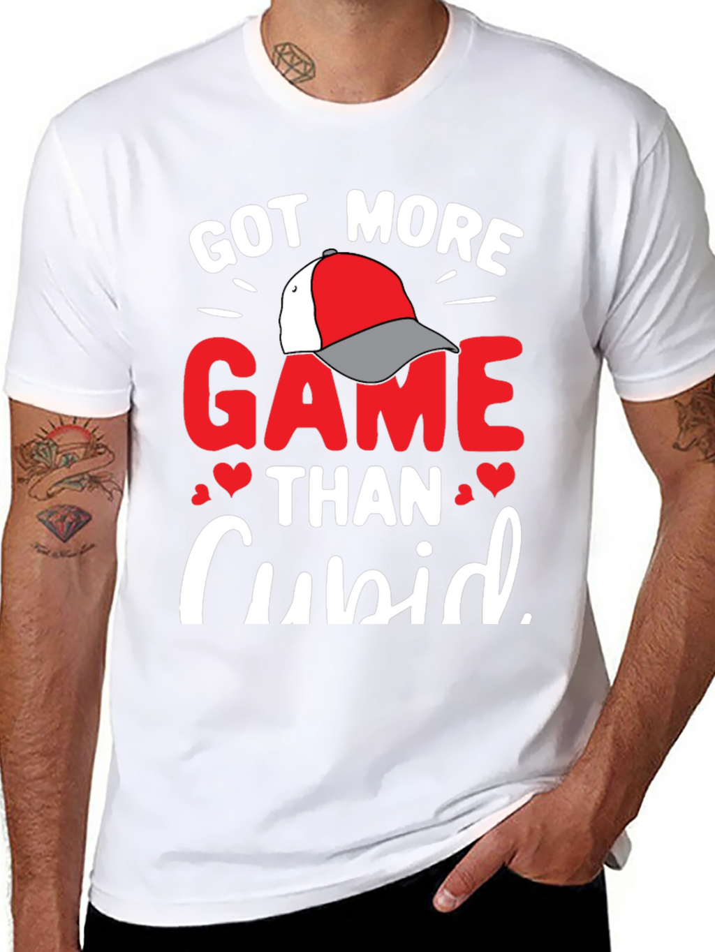 Got More Game Than Cupid Valentines T-Shirt