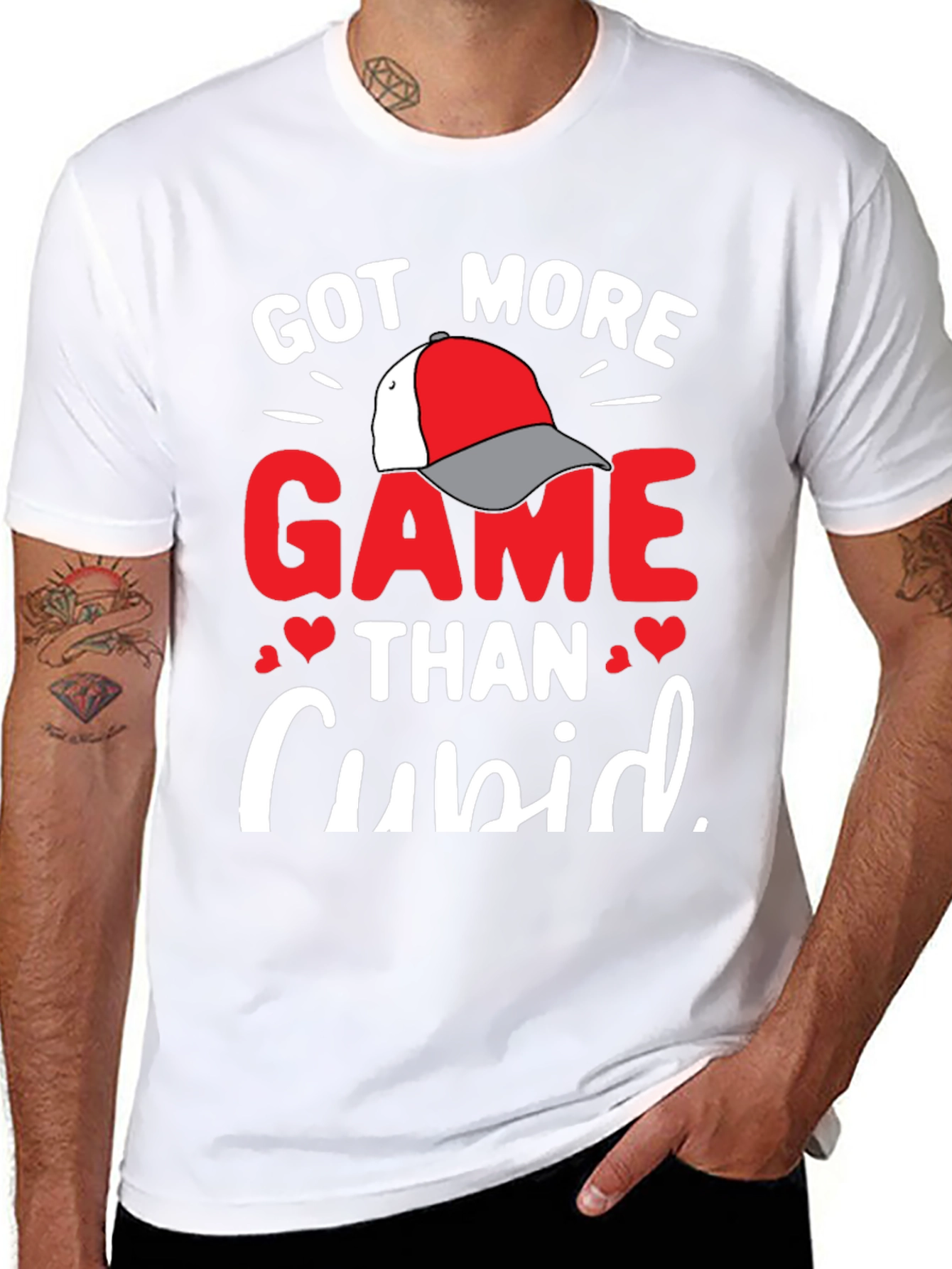 Got More Game Than Cupid Valentines T-Shirt