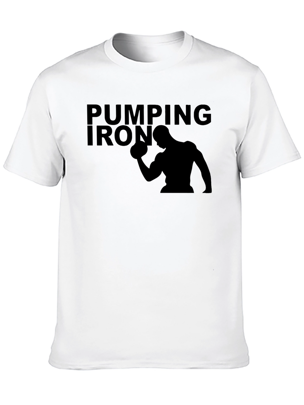 Pumping Iron Graphic T-Shirt - Bodybuilding Gym Tee