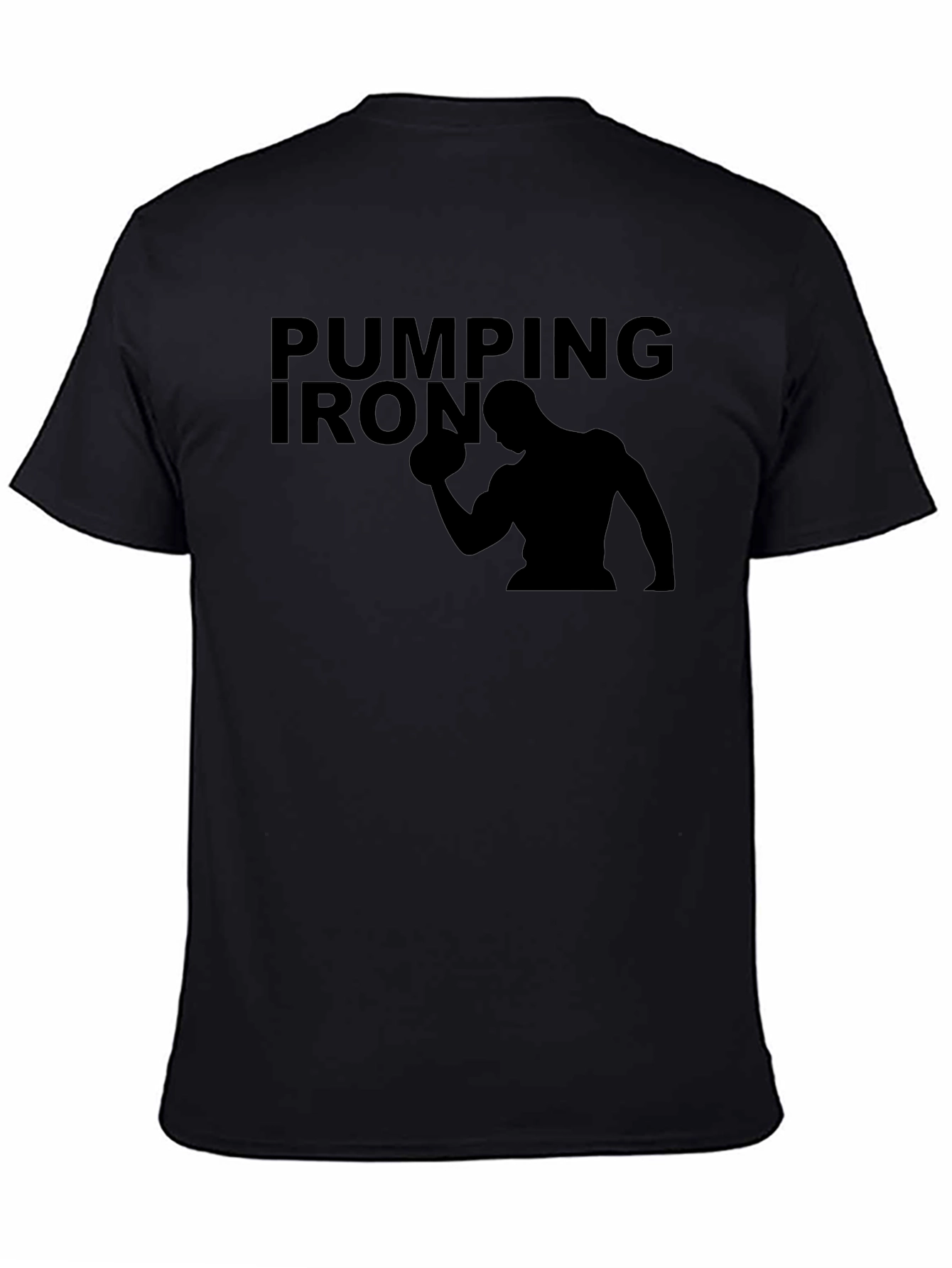 Pumping Iron Graphic T-Shirt - Bodybuilding Gym Tee