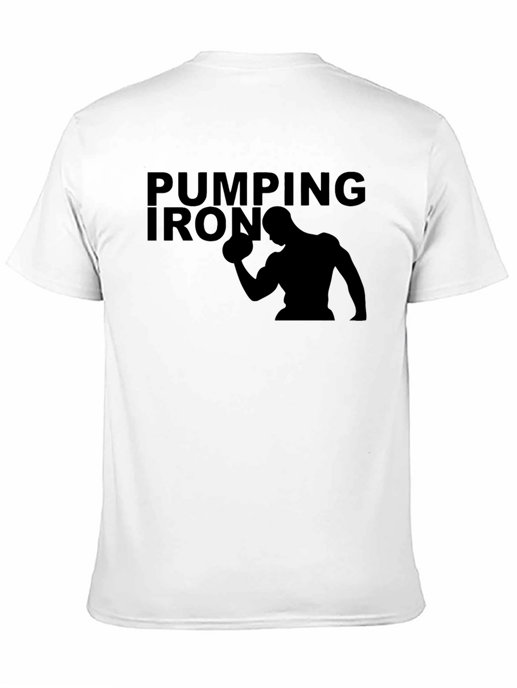 Pumping Iron Graphic T-Shirt - Bodybuilding Gym Tee