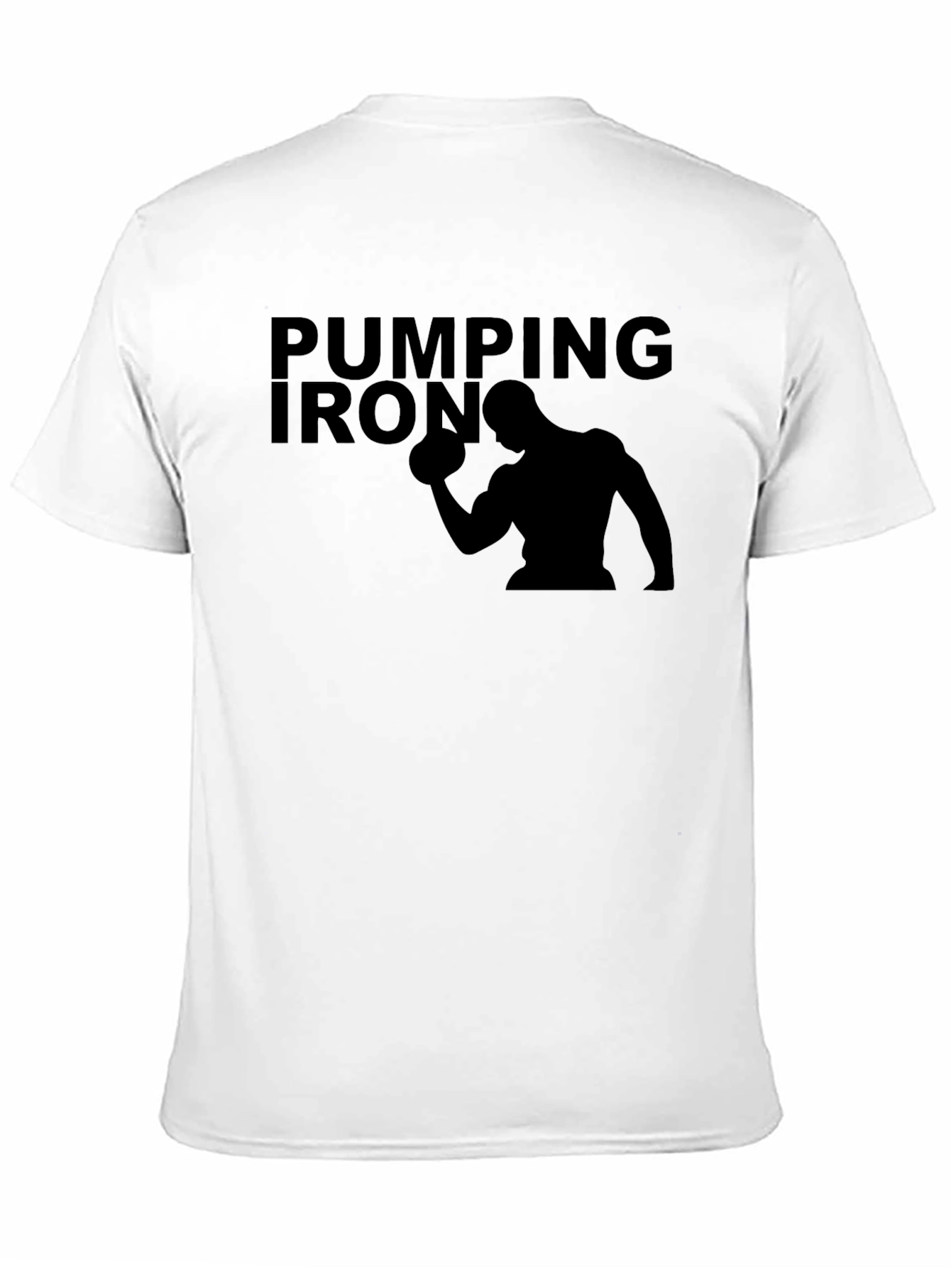 Pumping Iron Graphic T-Shirt - Bodybuilding Gym Tee