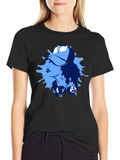 Cool Graphic Tee - Woman with Headphones
