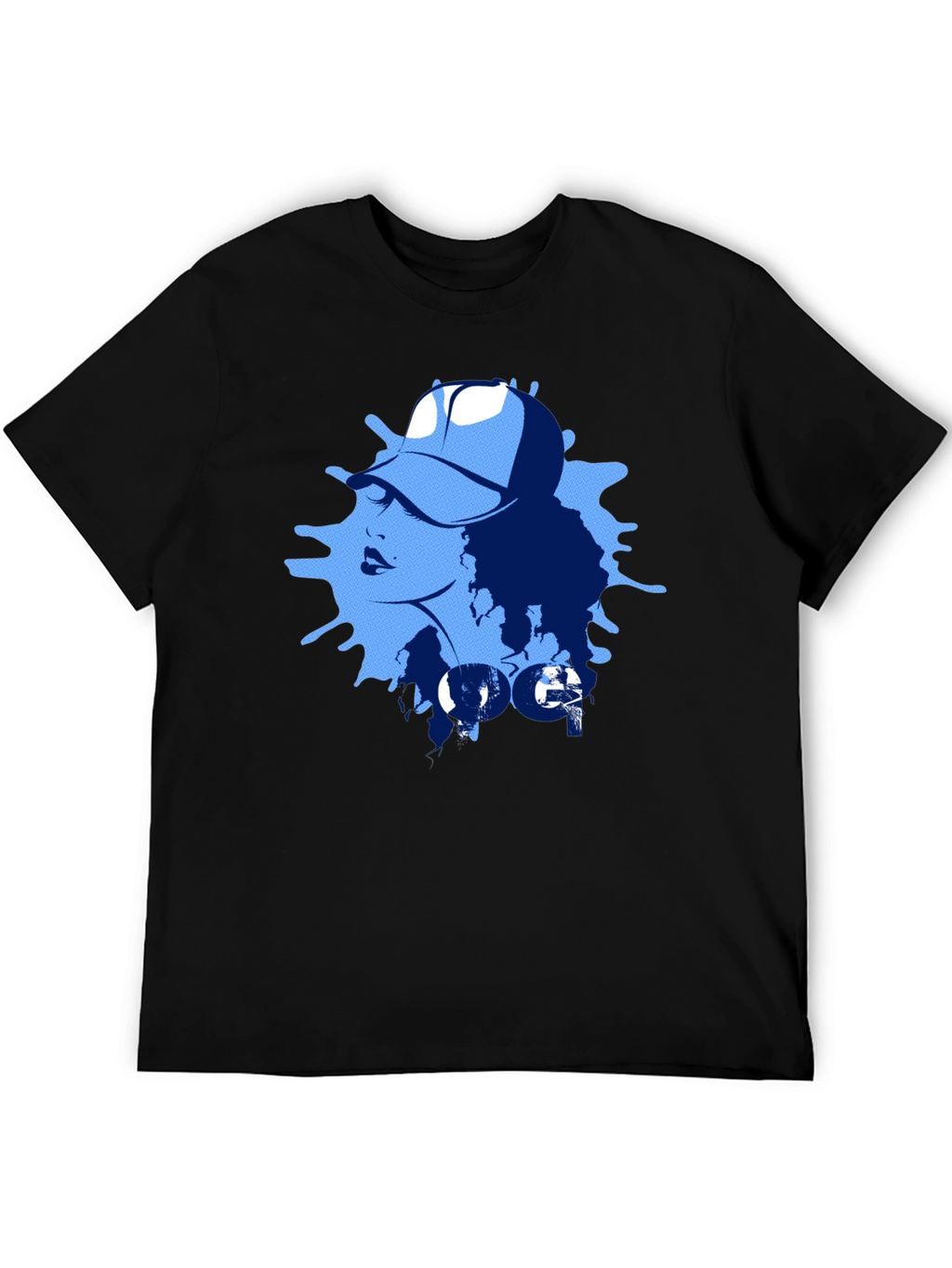 Cool Graphic Tee - Woman with Headphones