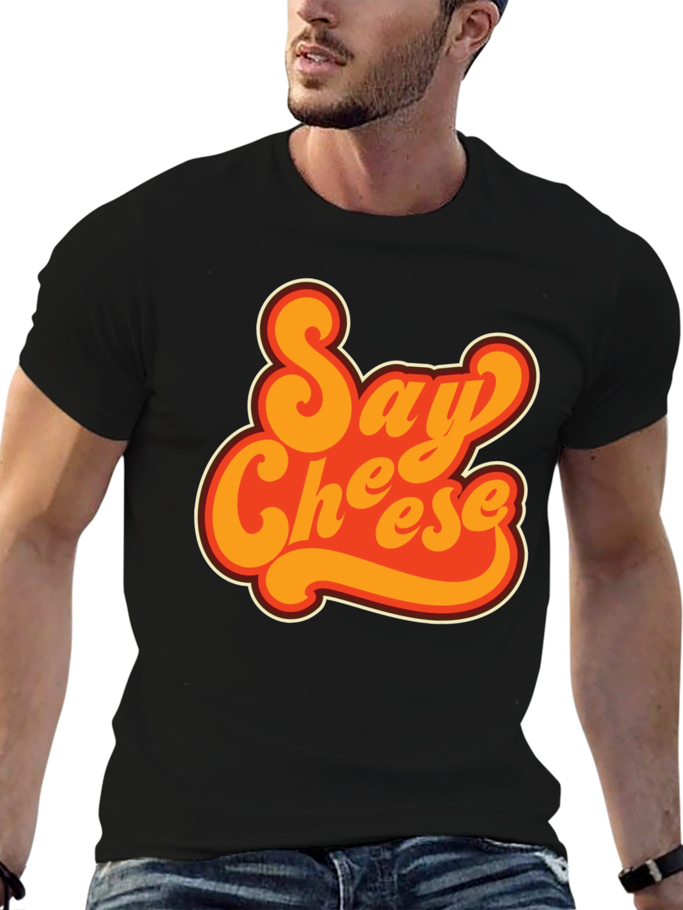 Retro Say Cheese Graphic Tee