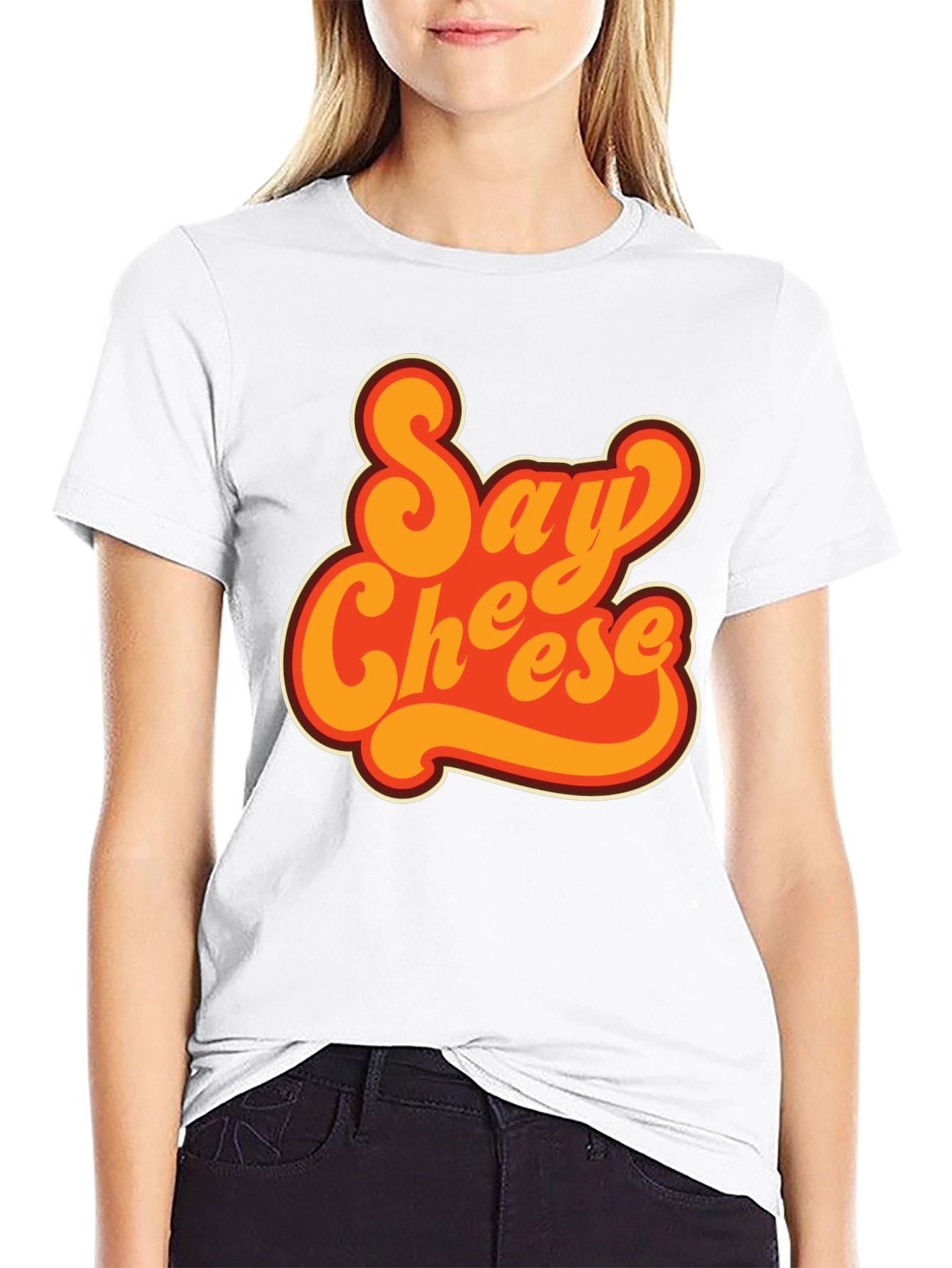 Retro Say Cheese Graphic Tee