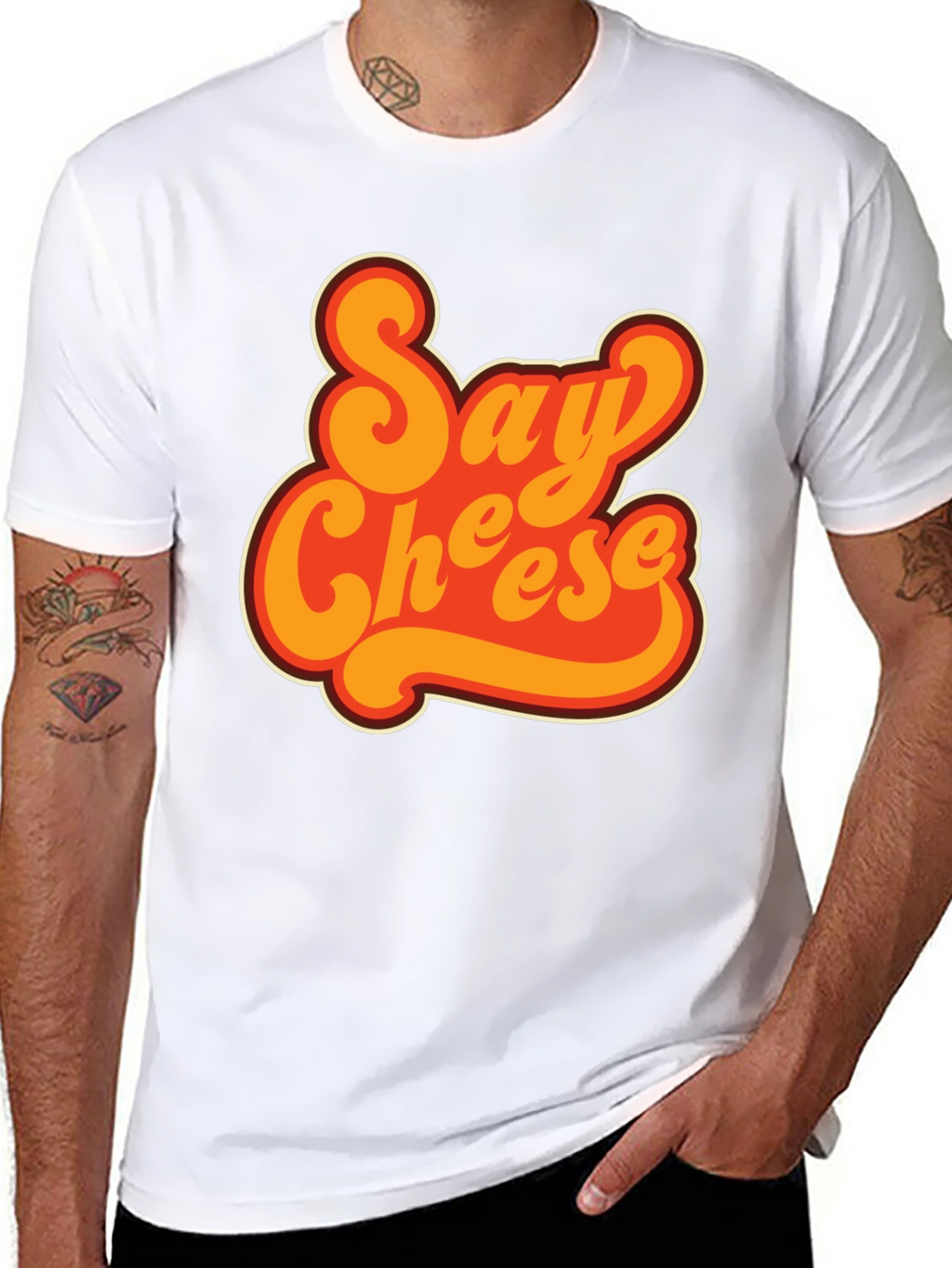 Retro Say Cheese Graphic Tee