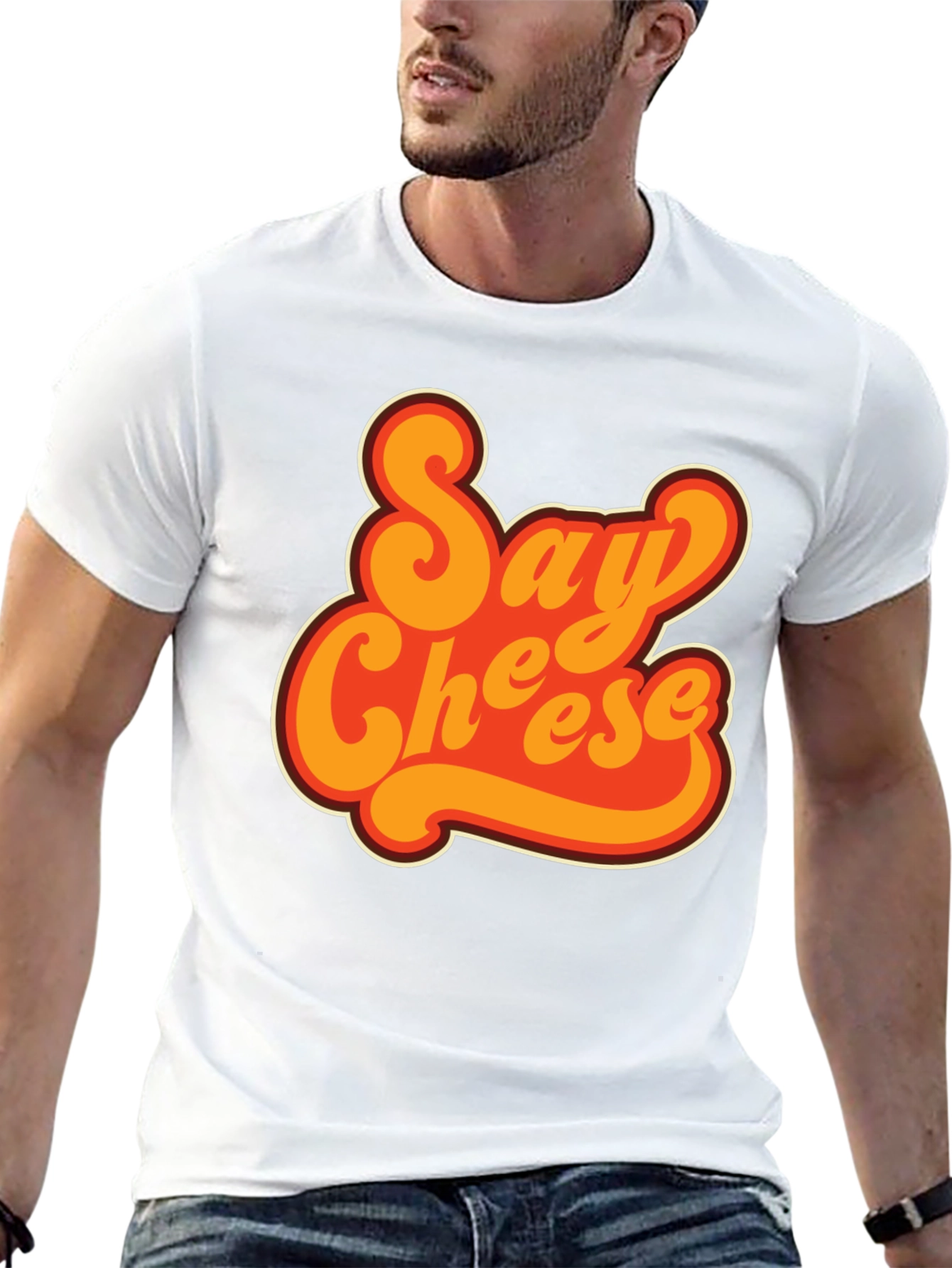 Retro Say Cheese Graphic Tee