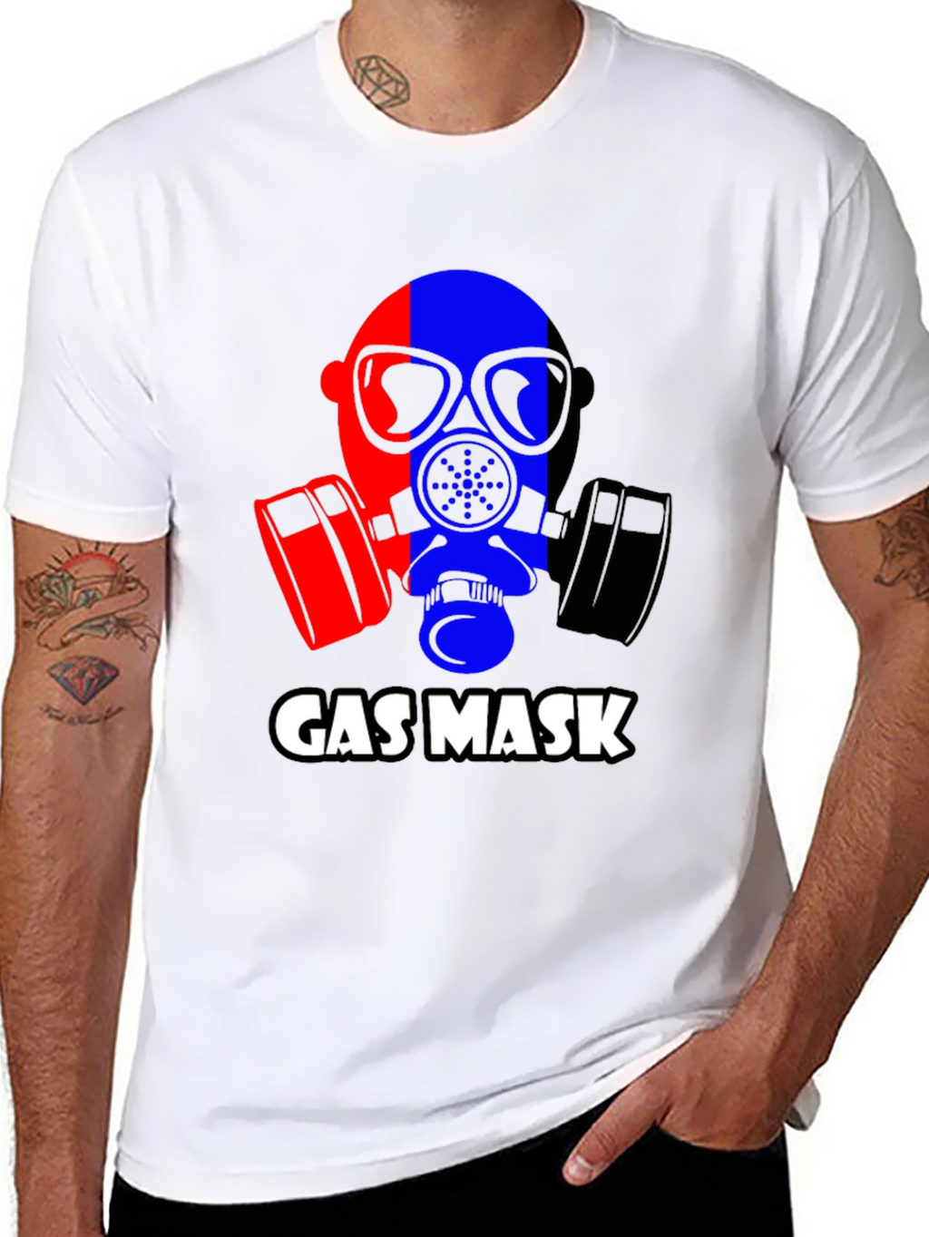 Gas Mask Graphic Tee - Bold Statement T-Shirt