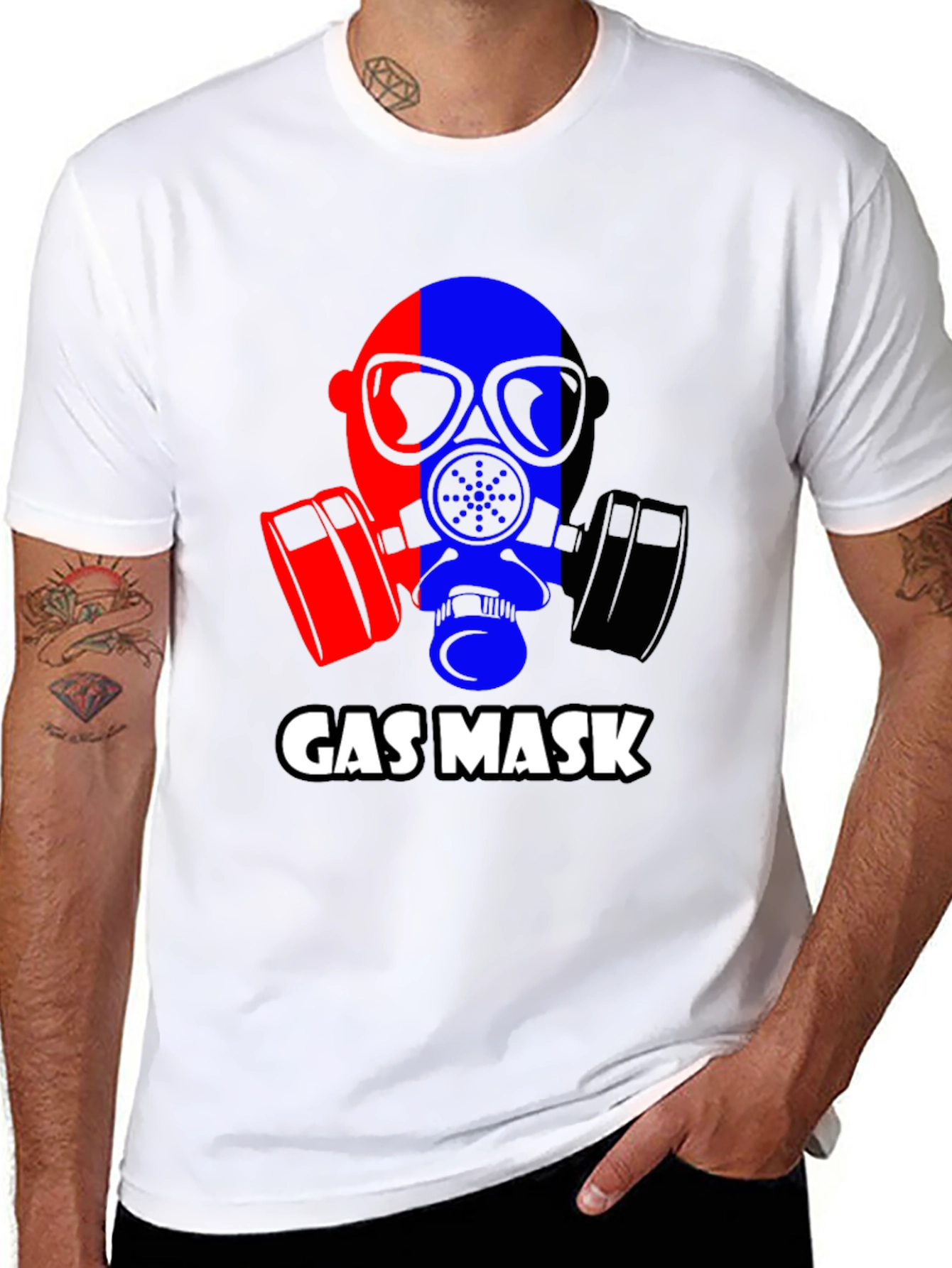 Gas Mask Graphic Tee - Bold Statement T-Shirt