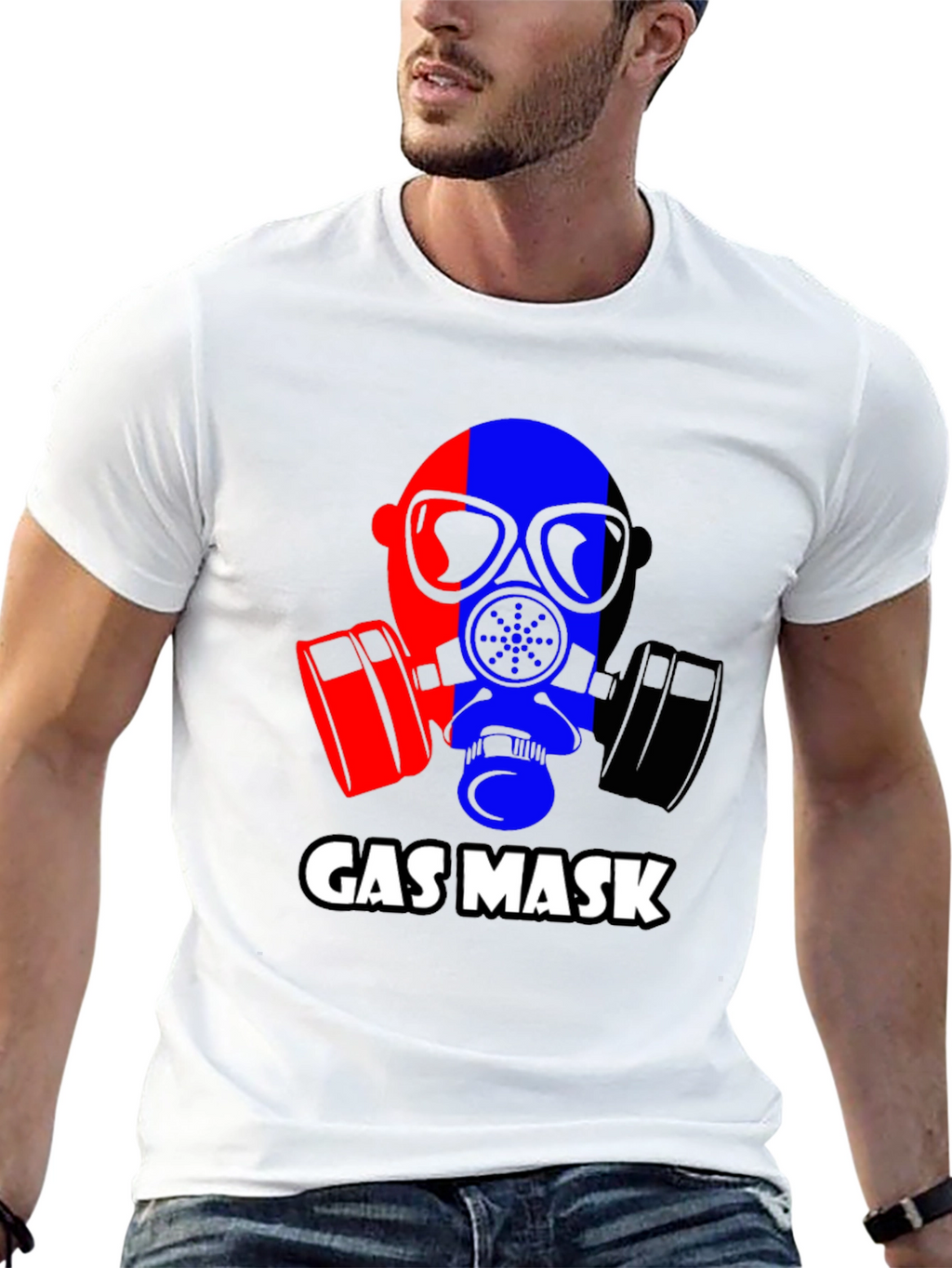 Gas Mask Graphic Tee - Bold Statement T-Shirt