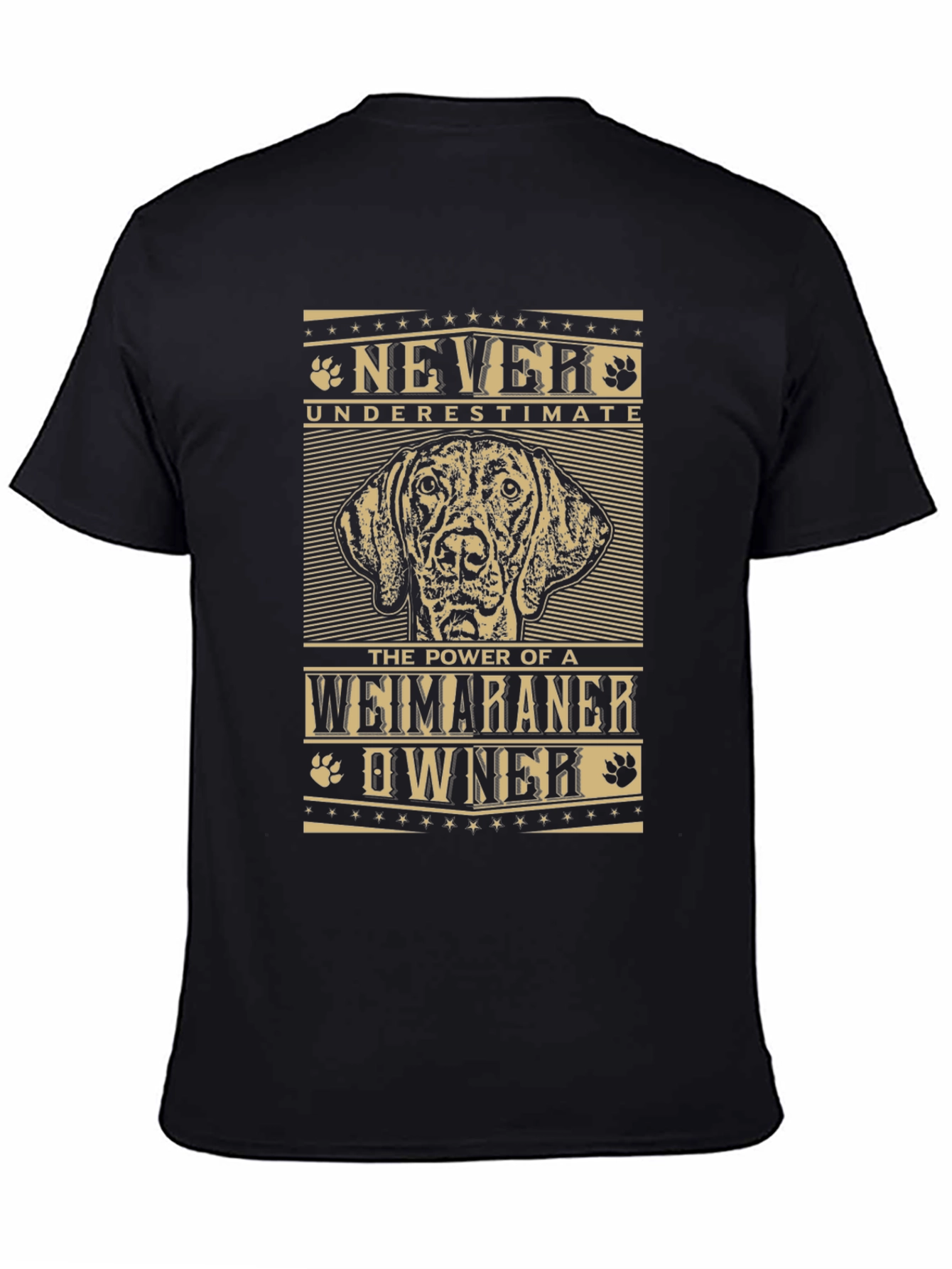 Weimaraner Owner T-Shirt - Never Underestimate!