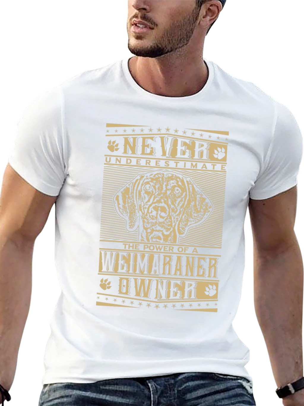 Weimaraner Owner T-Shirt - Never Underestimate!