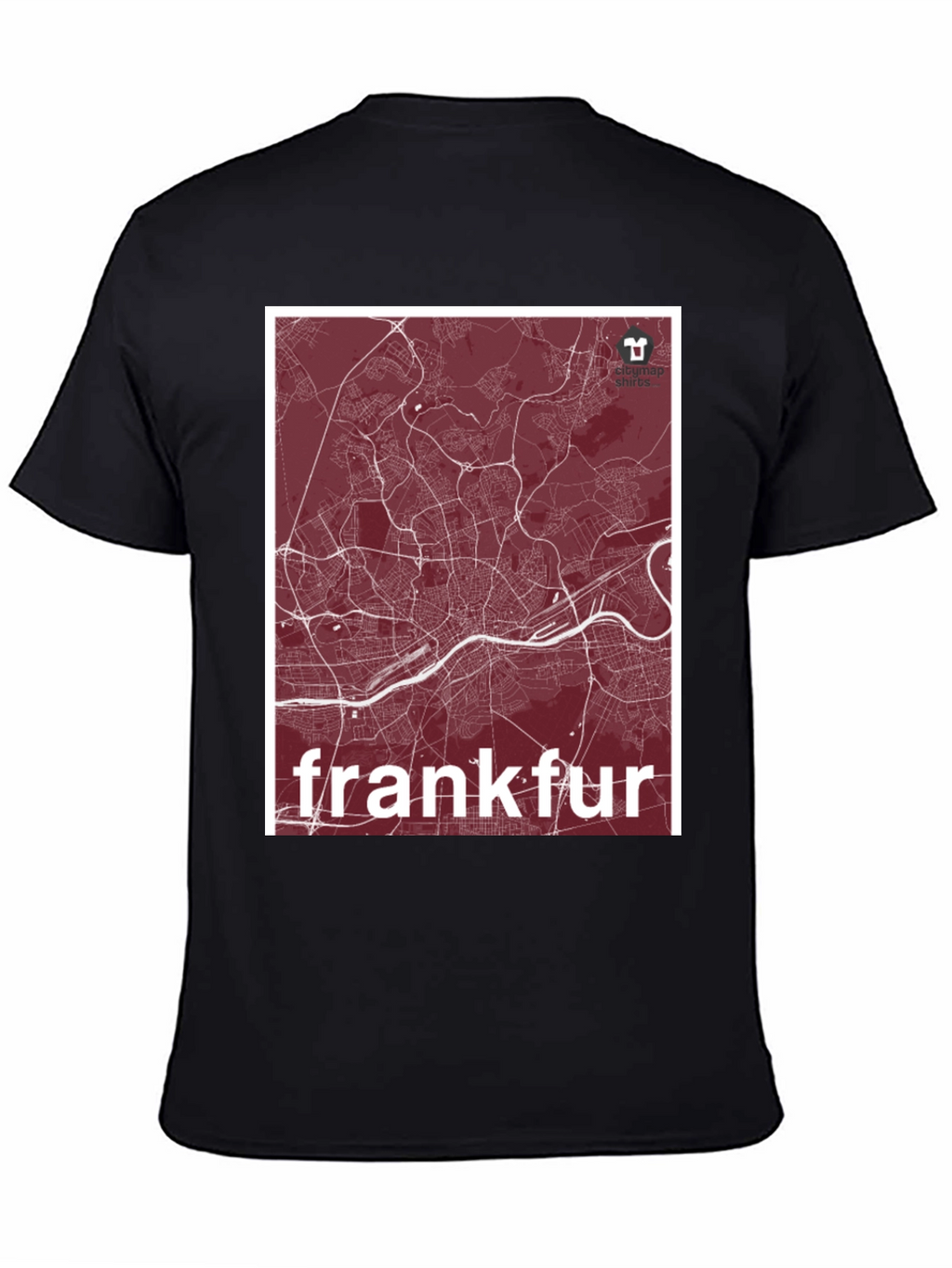 Frankfurt City Map T-Shirt - Stylish Urban Design