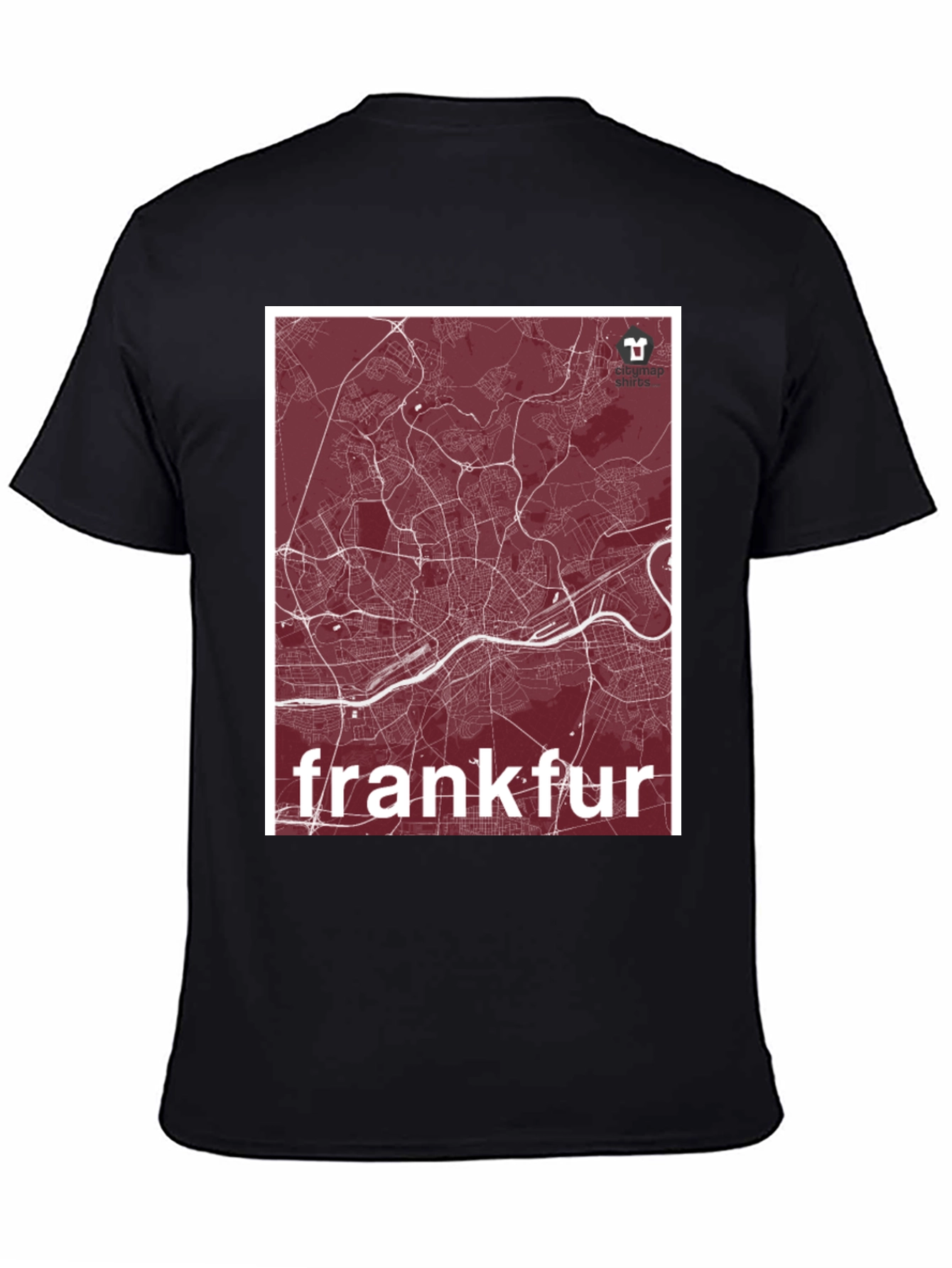 Frankfurt City Map T-Shirt - Stylish Urban Design