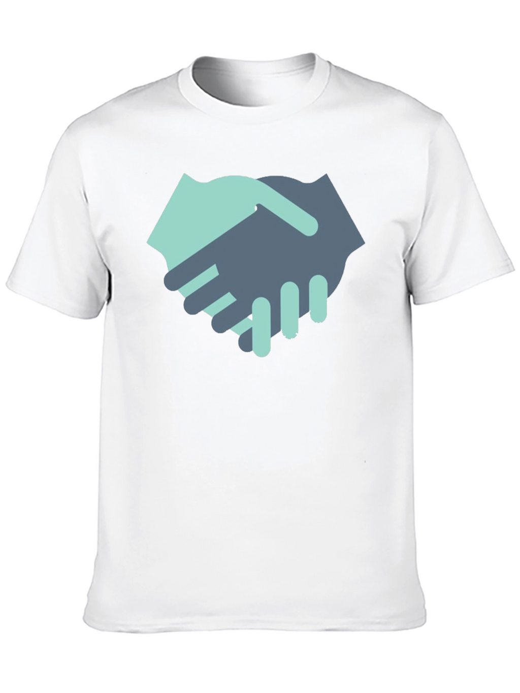 Handshake Graphic Black T-Shirt