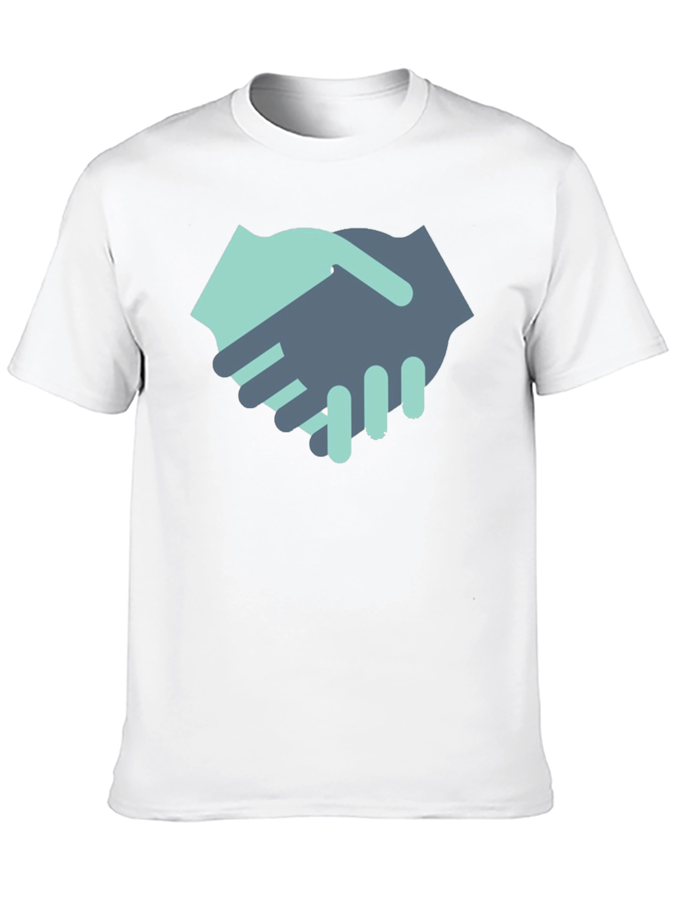 Handshake Graphic Black T-Shirt
