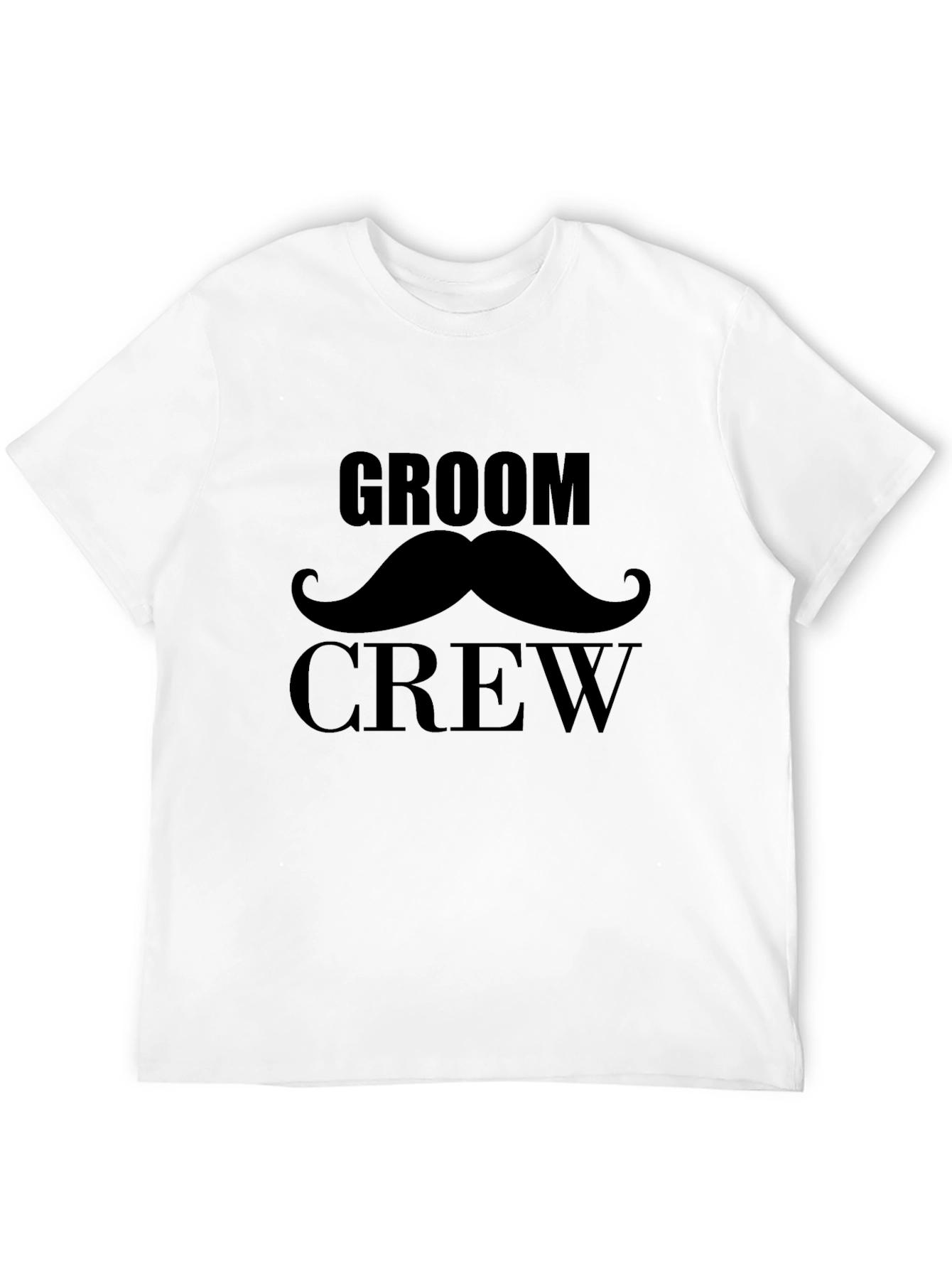 Groom Crew T-Shirt - Black Wedding Party Tee