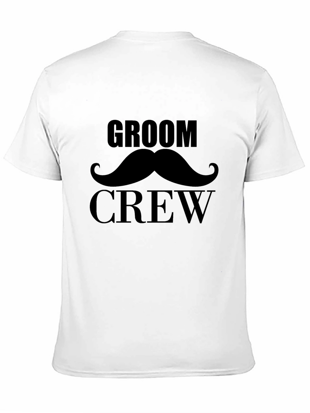 Groom Crew T-Shirt - Black Wedding Party Tee