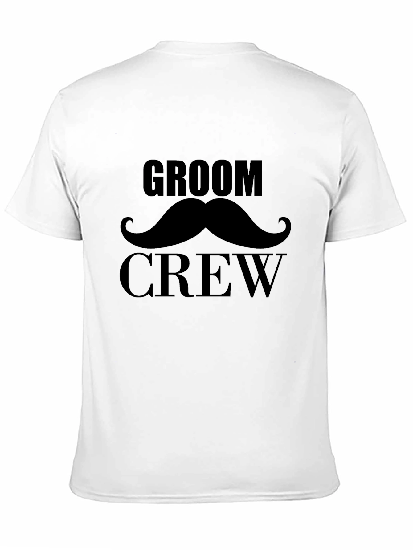 Groom Crew T-Shirt - Black Wedding Party Tee