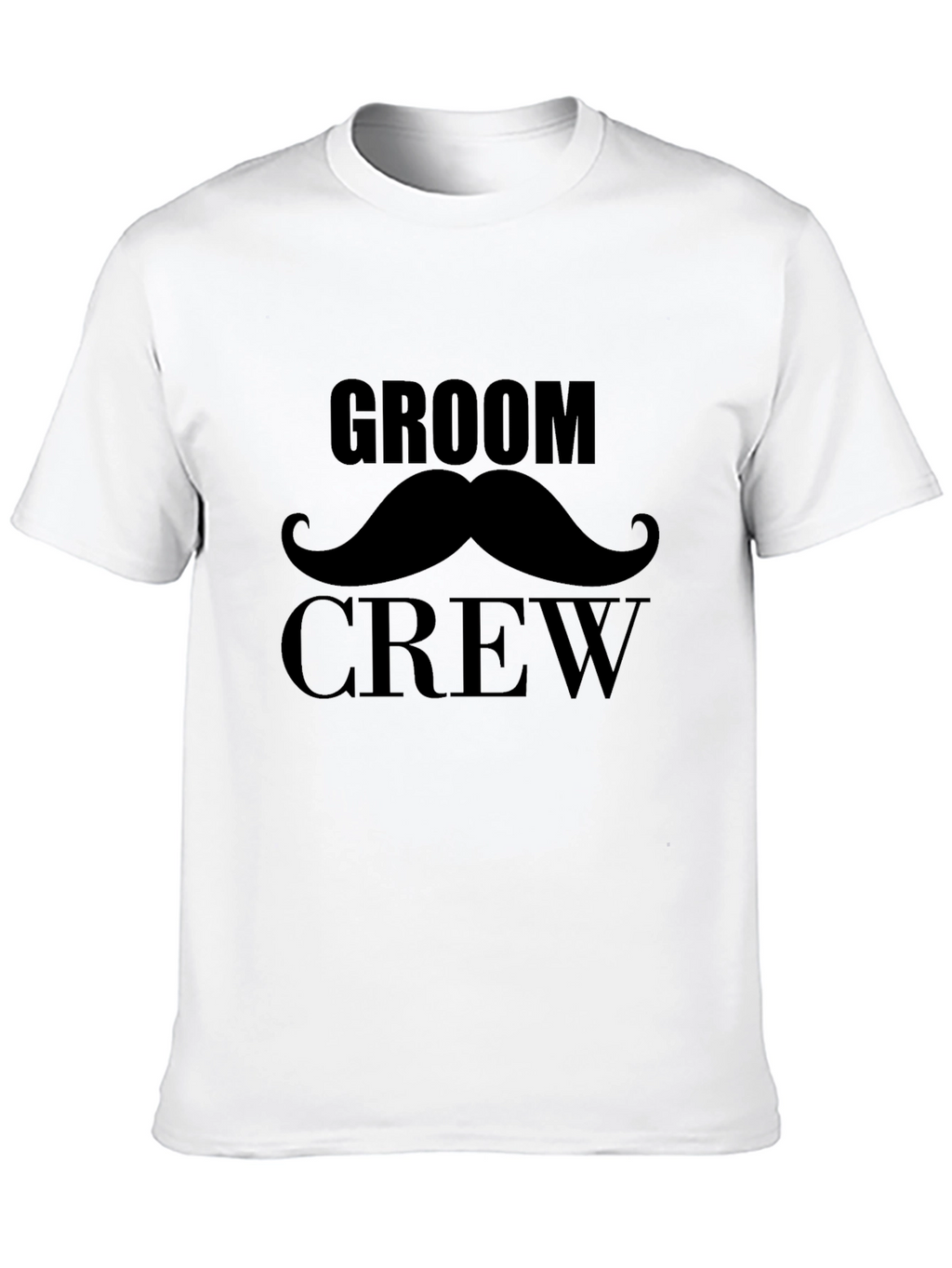 Groom Crew T-Shirt - Black Wedding Party Tee