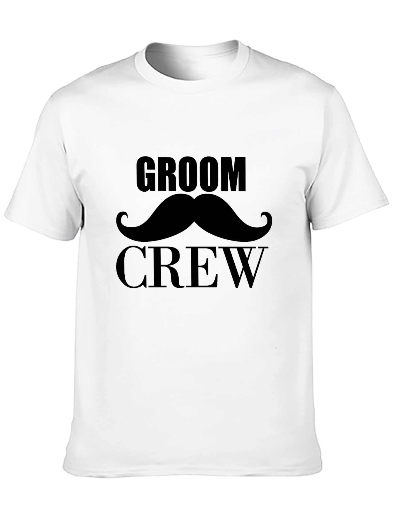 Groom Crew T-Shirt - Black Wedding Party Tee
