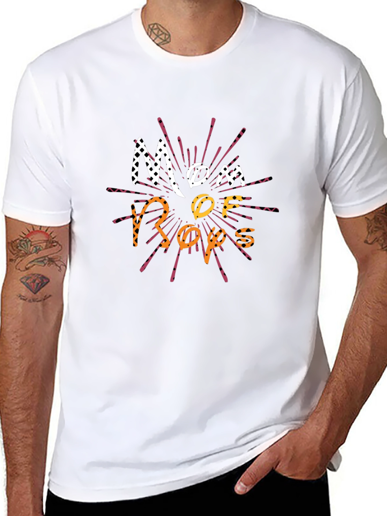 Mom Rocks T-Shirt - Stylish Graphic Tee for Cool Moms