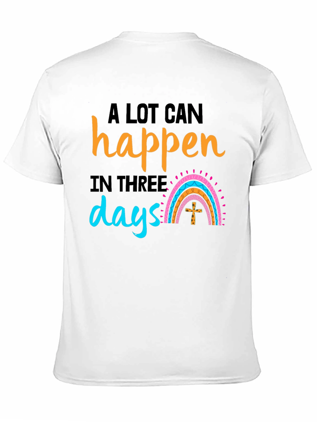 A Lot Can Happen in Three Days Black T-Shirt