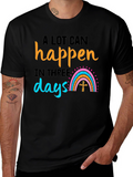 A Lot Can Happen in Three Days Black T-Shirt