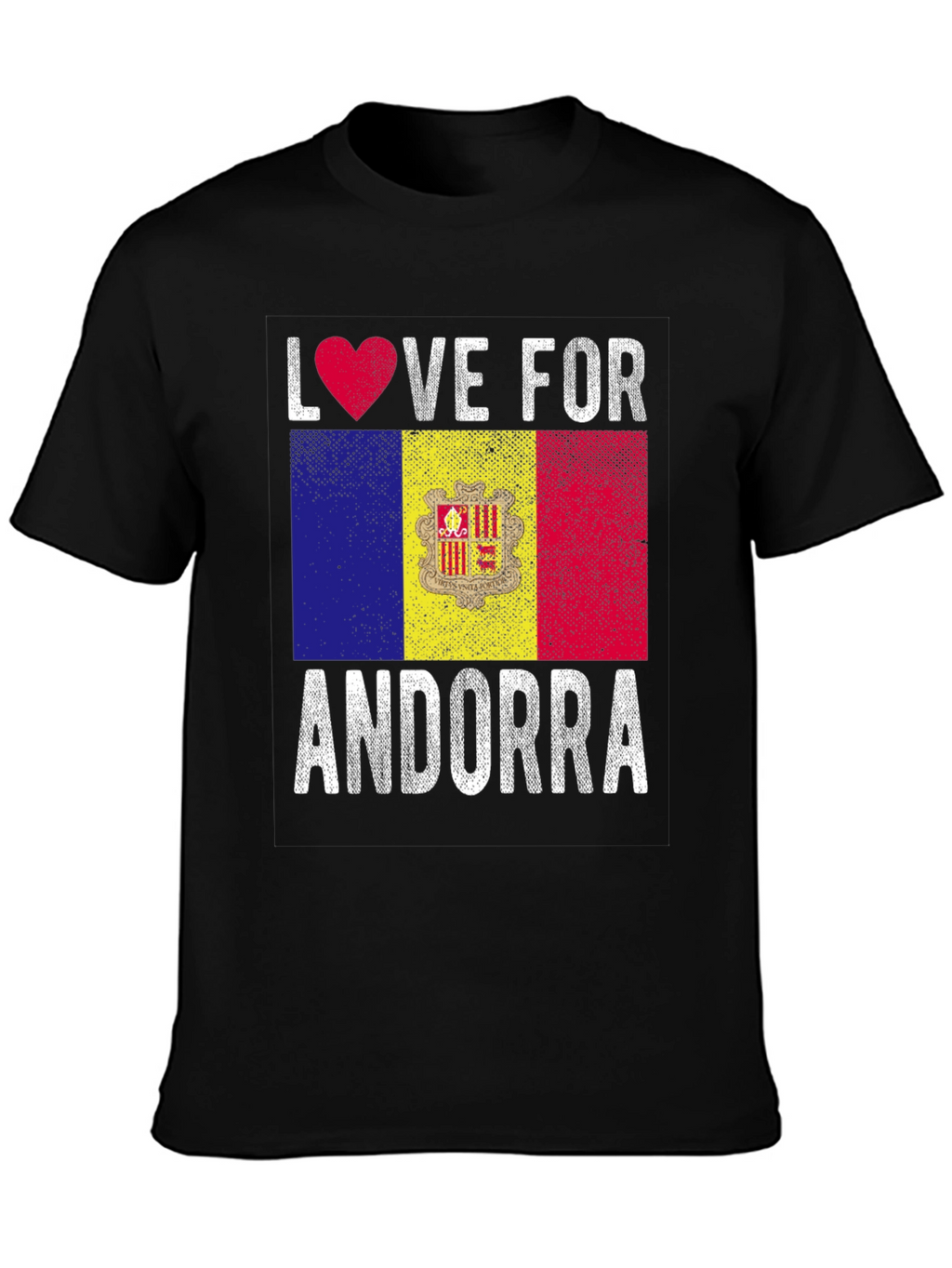 Love For Andorra Flag T-Shirt