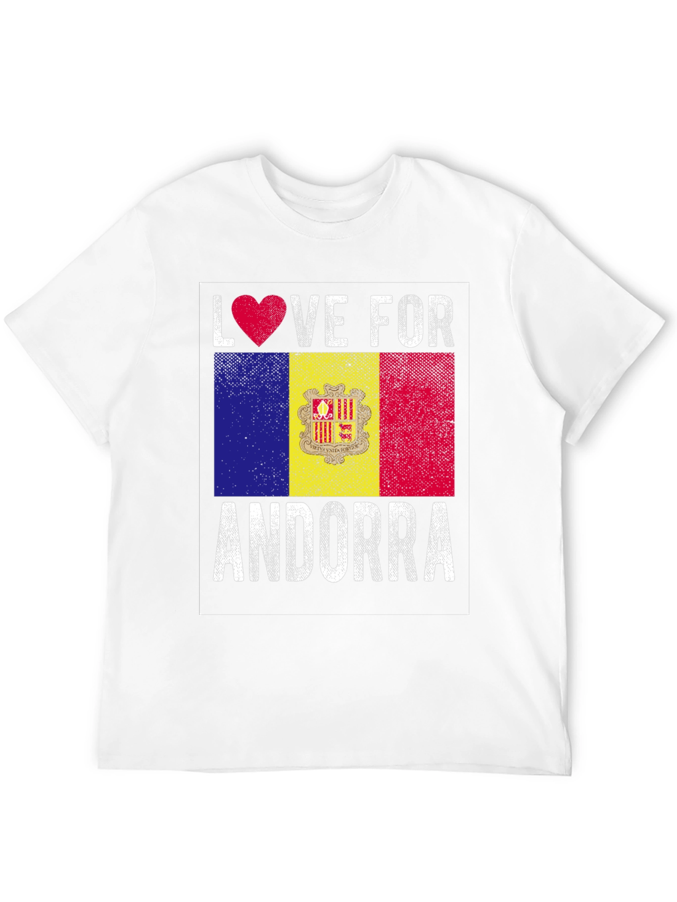 Love For Andorra Flag T-Shirt