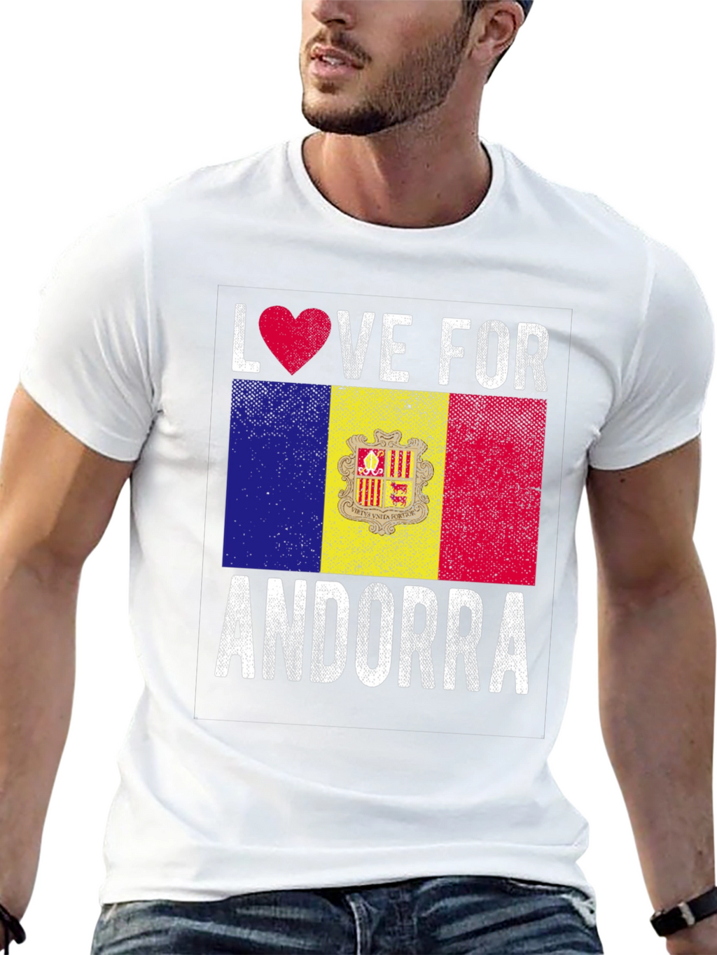 Love For Andorra Flag T-Shirt