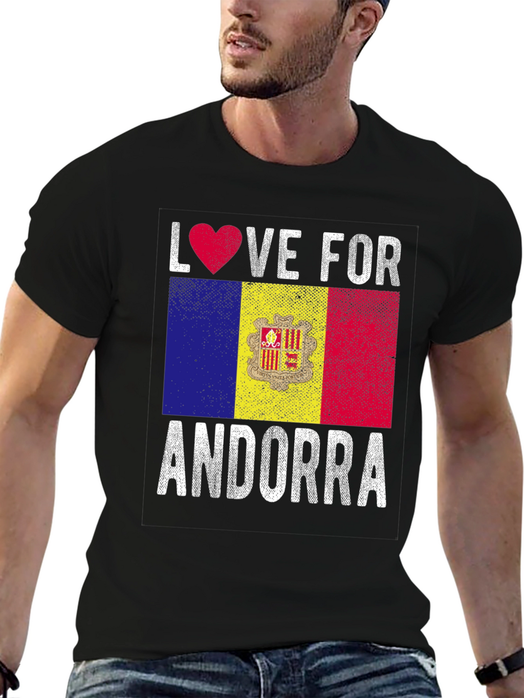 Love For Andorra Flag T-Shirt
