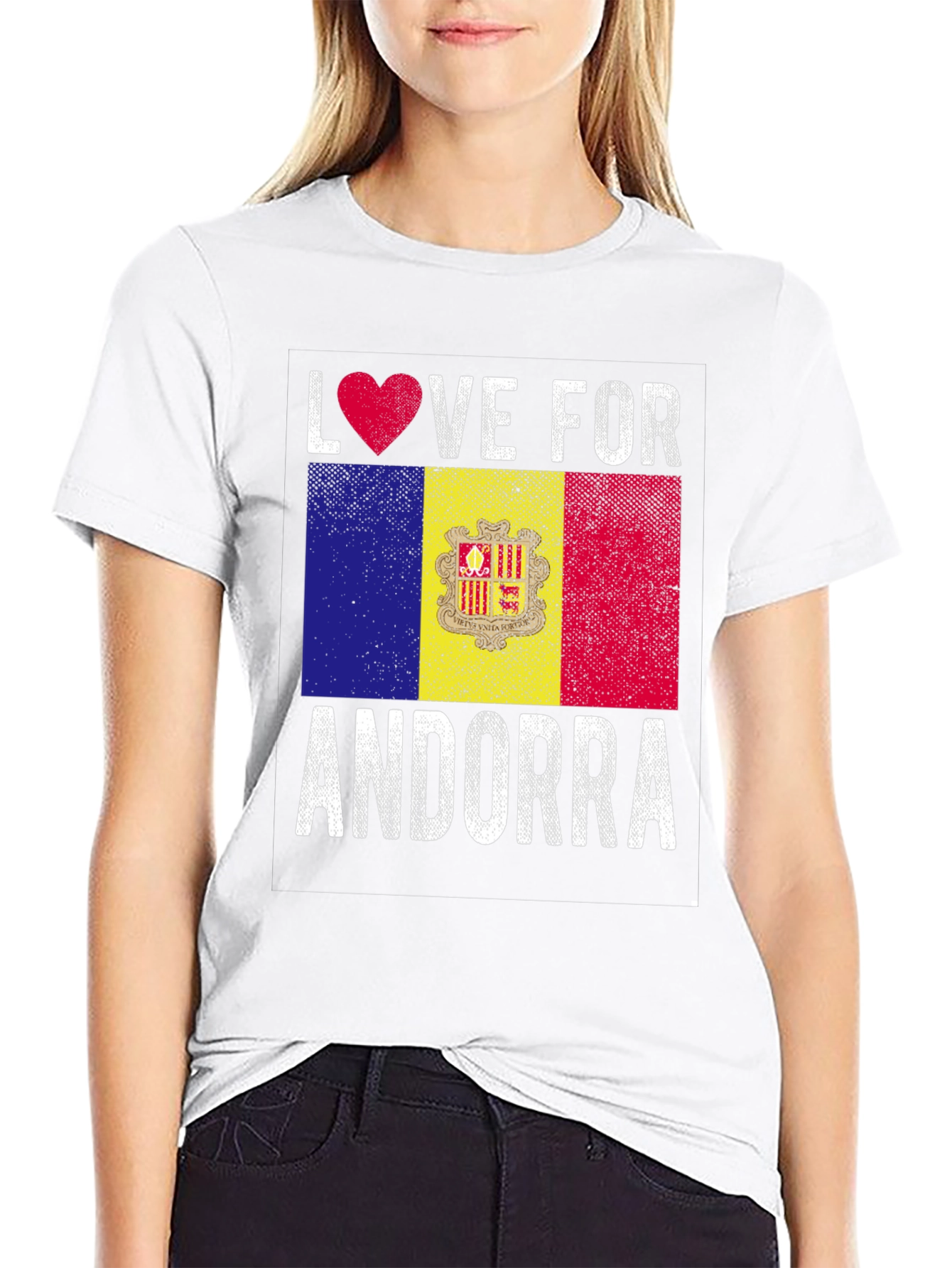 Love For Andorra Flag T-Shirt