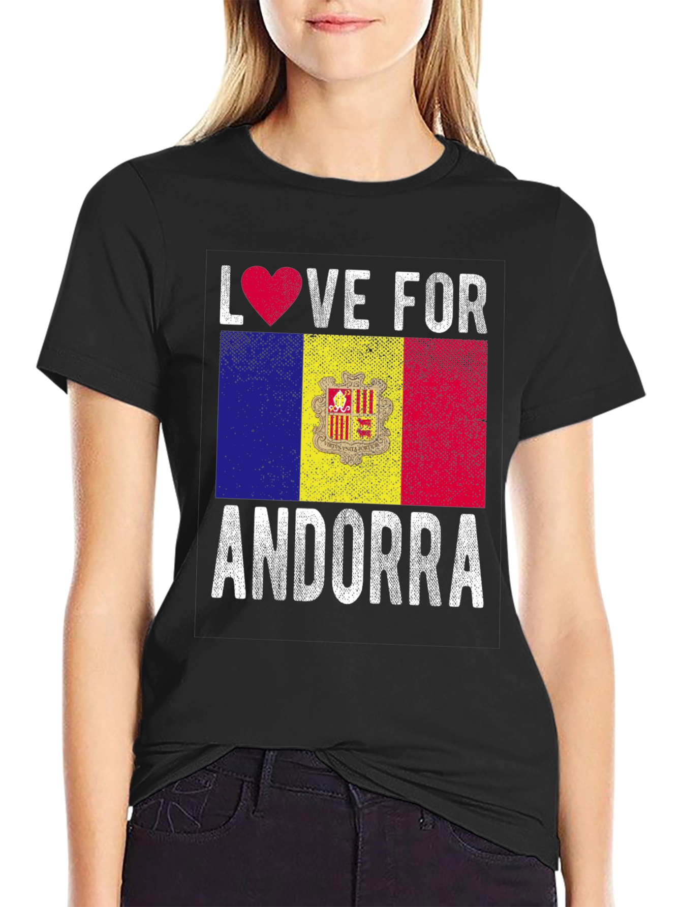 Love For Andorra Flag T-Shirt