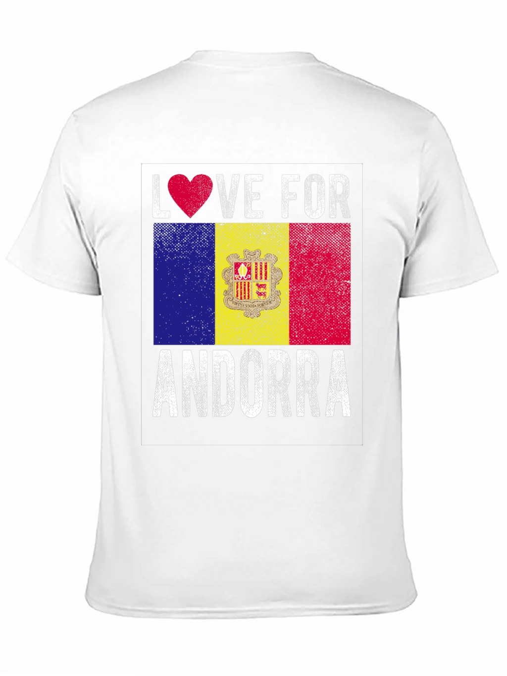 Love For Andorra Flag T-Shirt