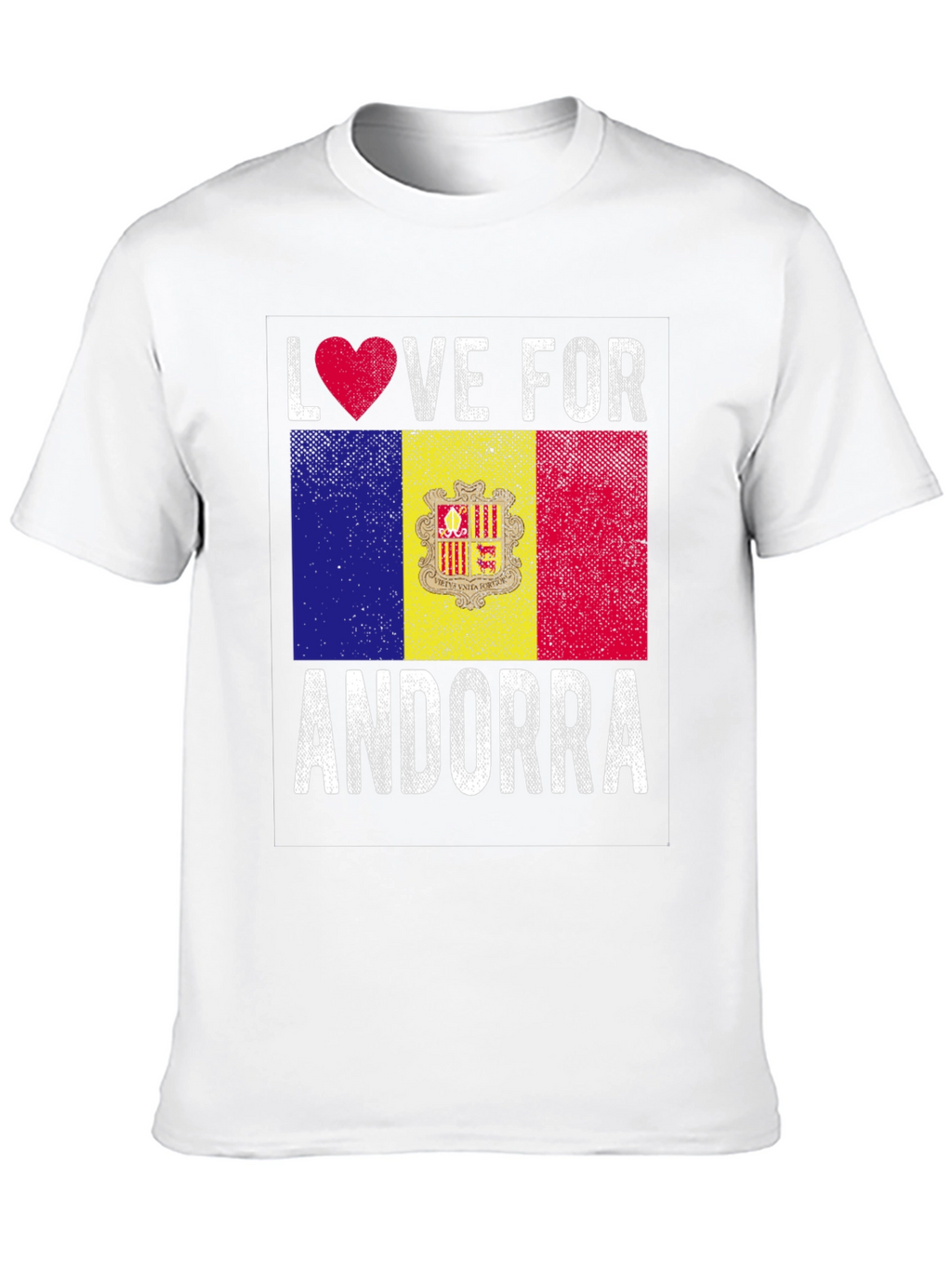 Love For Andorra Flag T-Shirt