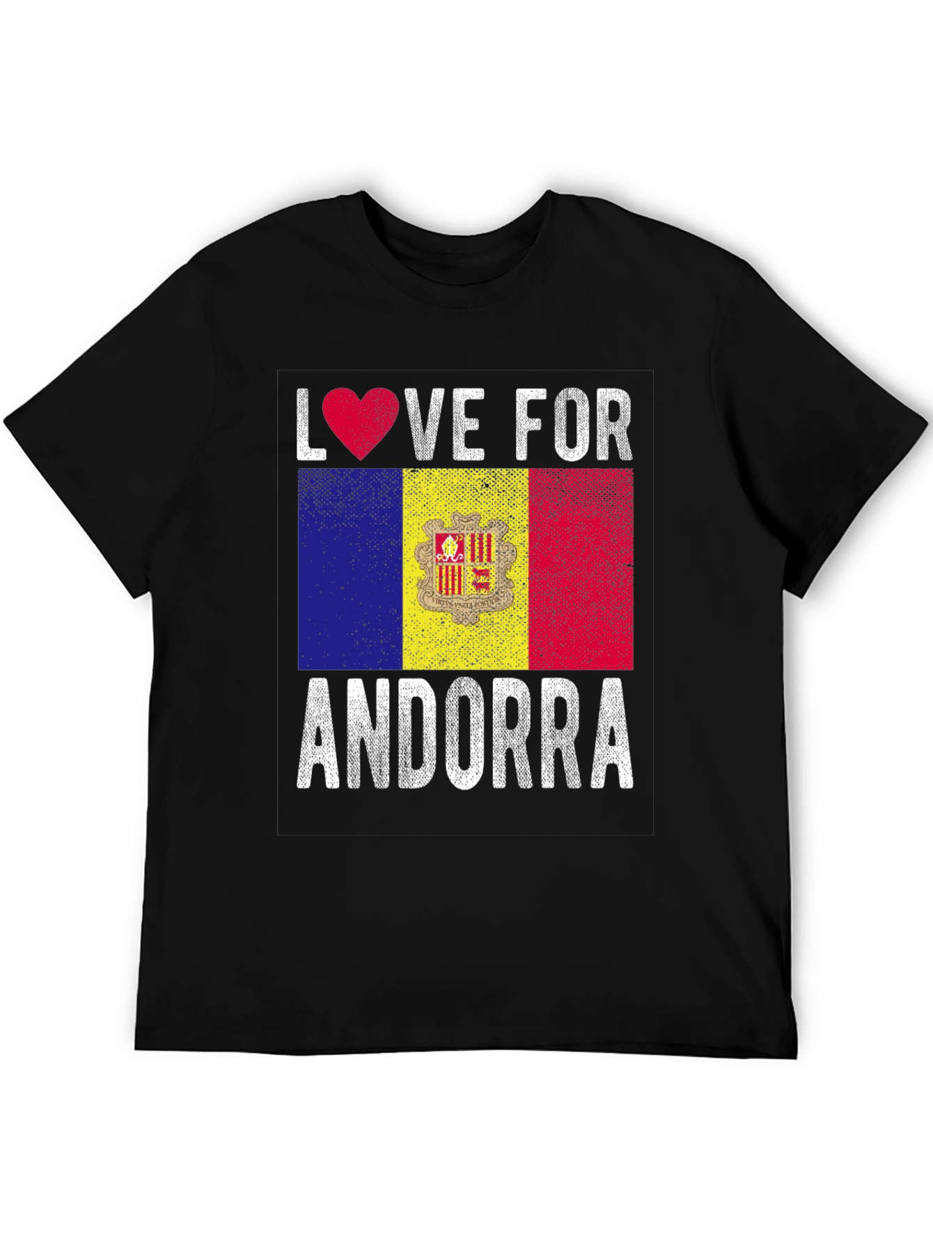 Love For Andorra Flag T-Shirt
